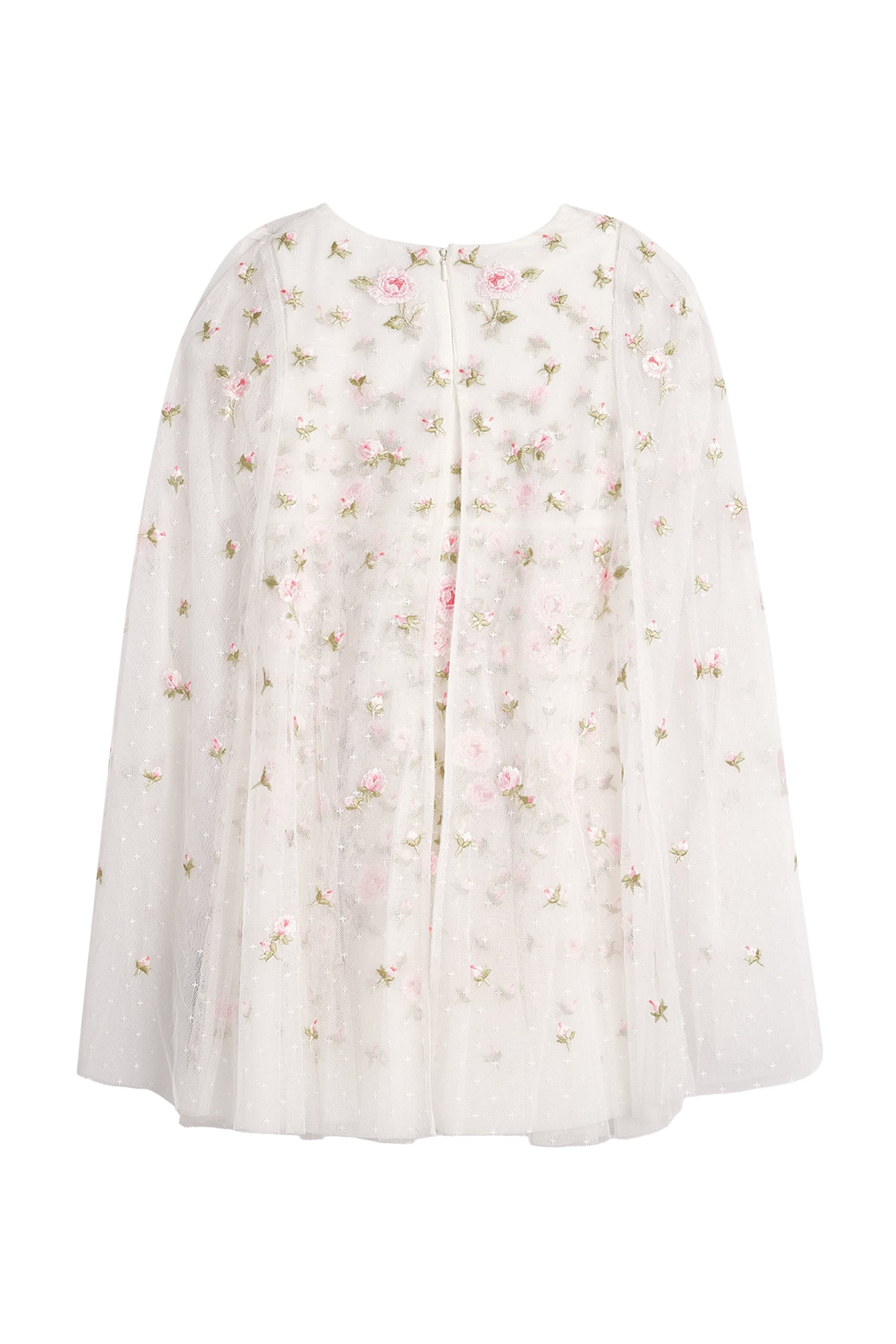 Kids Rose Bloom Cape Dress 