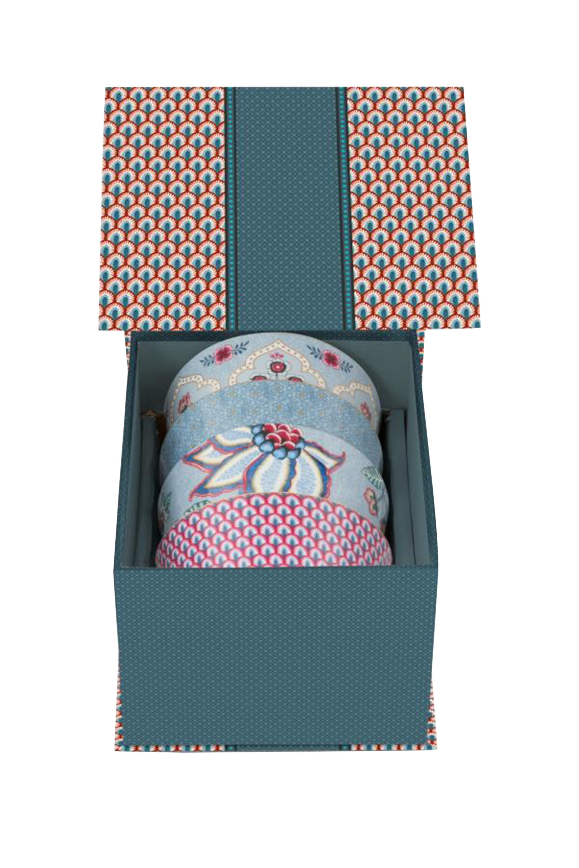 Oriental Flower Festival Bowls Gift Set