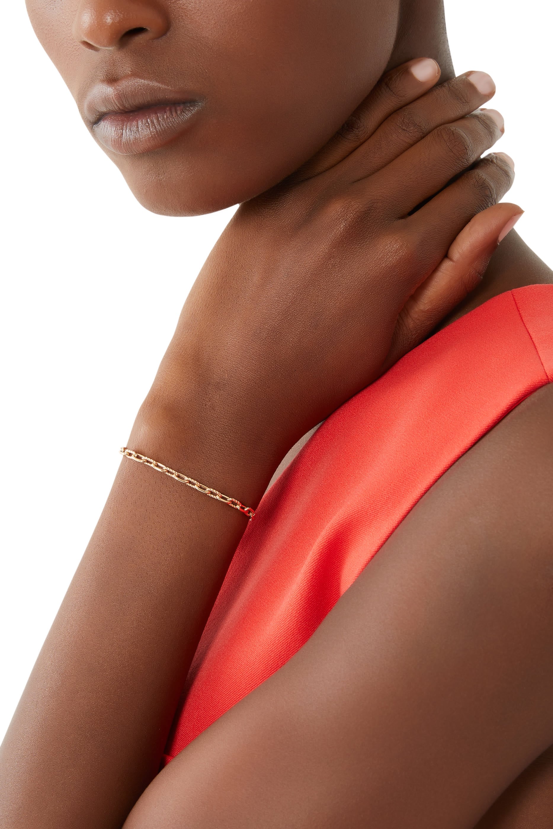 Madison Chain Bracelet, 18k Pink Gold
