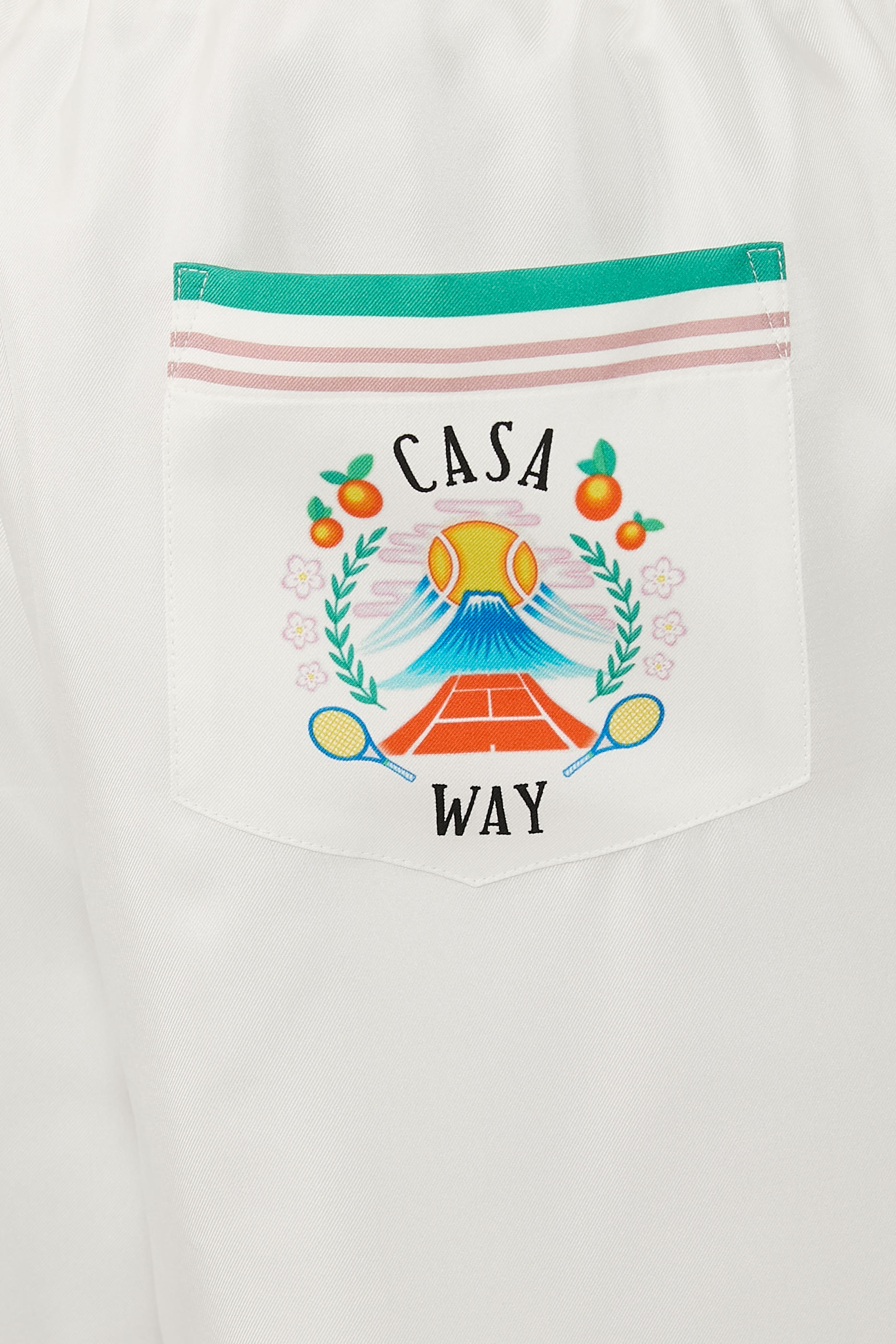 Casa Way Short-Sleeve Silk Shirt