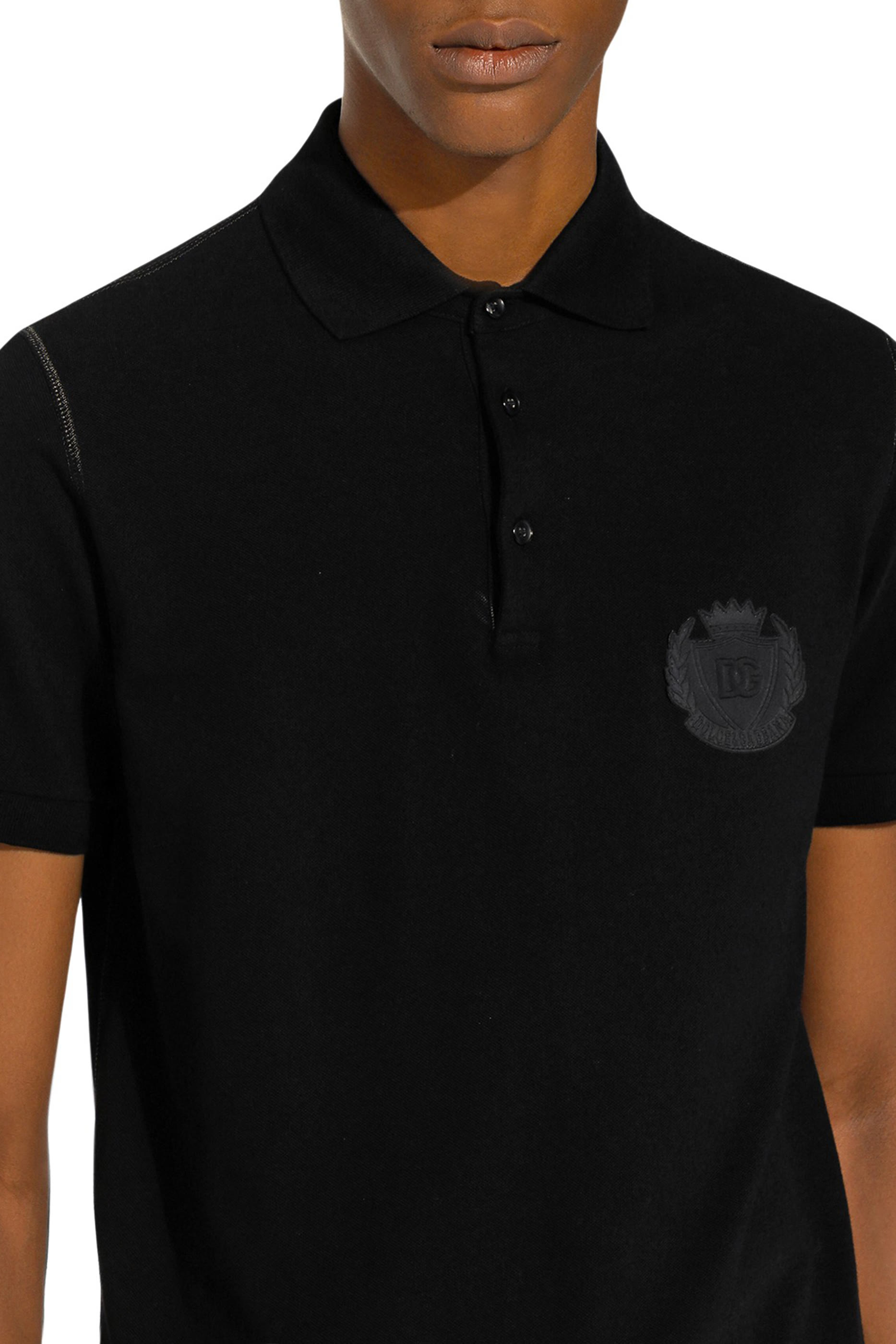  Cotton Polo-Shirt  with DG Embroidery
