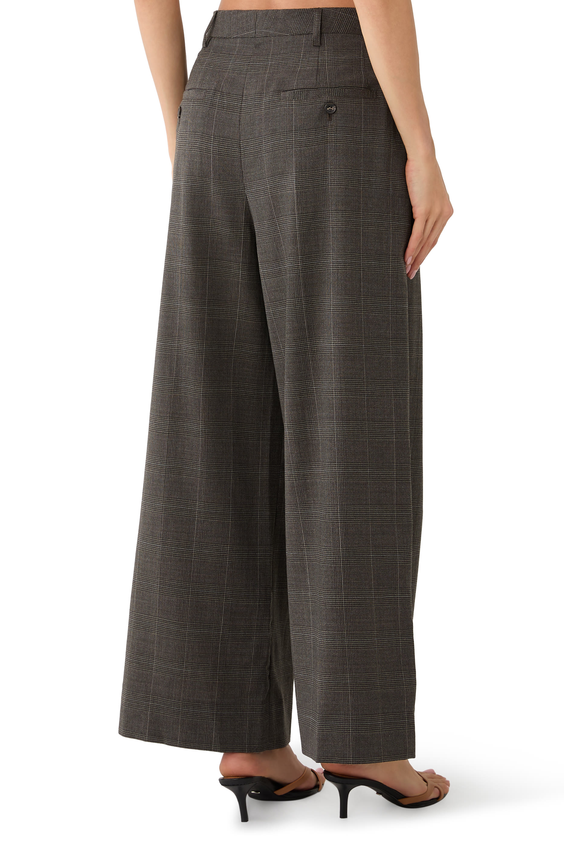 Wide-Leg Sash Trousers