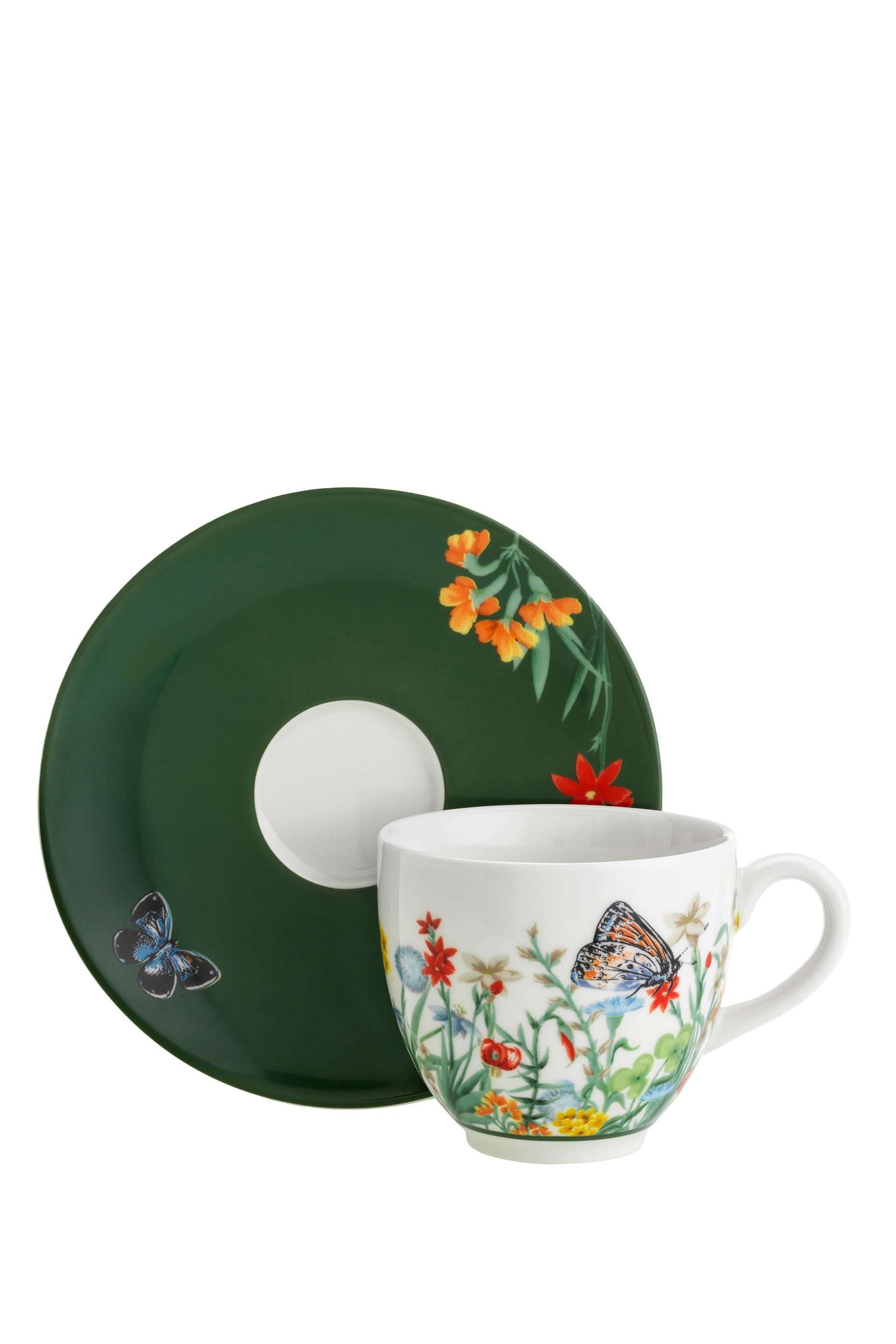 Jardin De Papillons Tea Cup & Saucer 