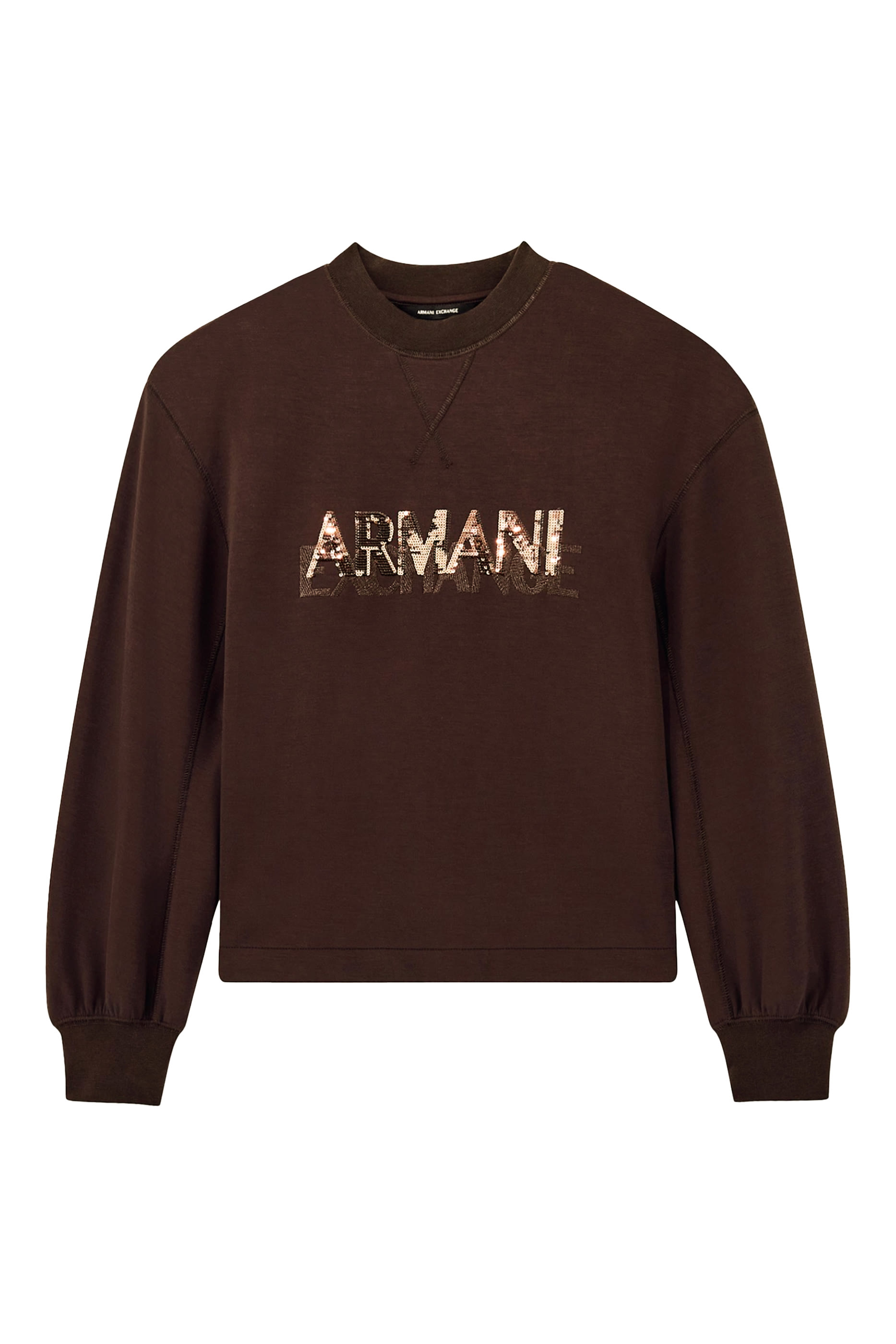 Logo Rib-Detail Sweatshirt