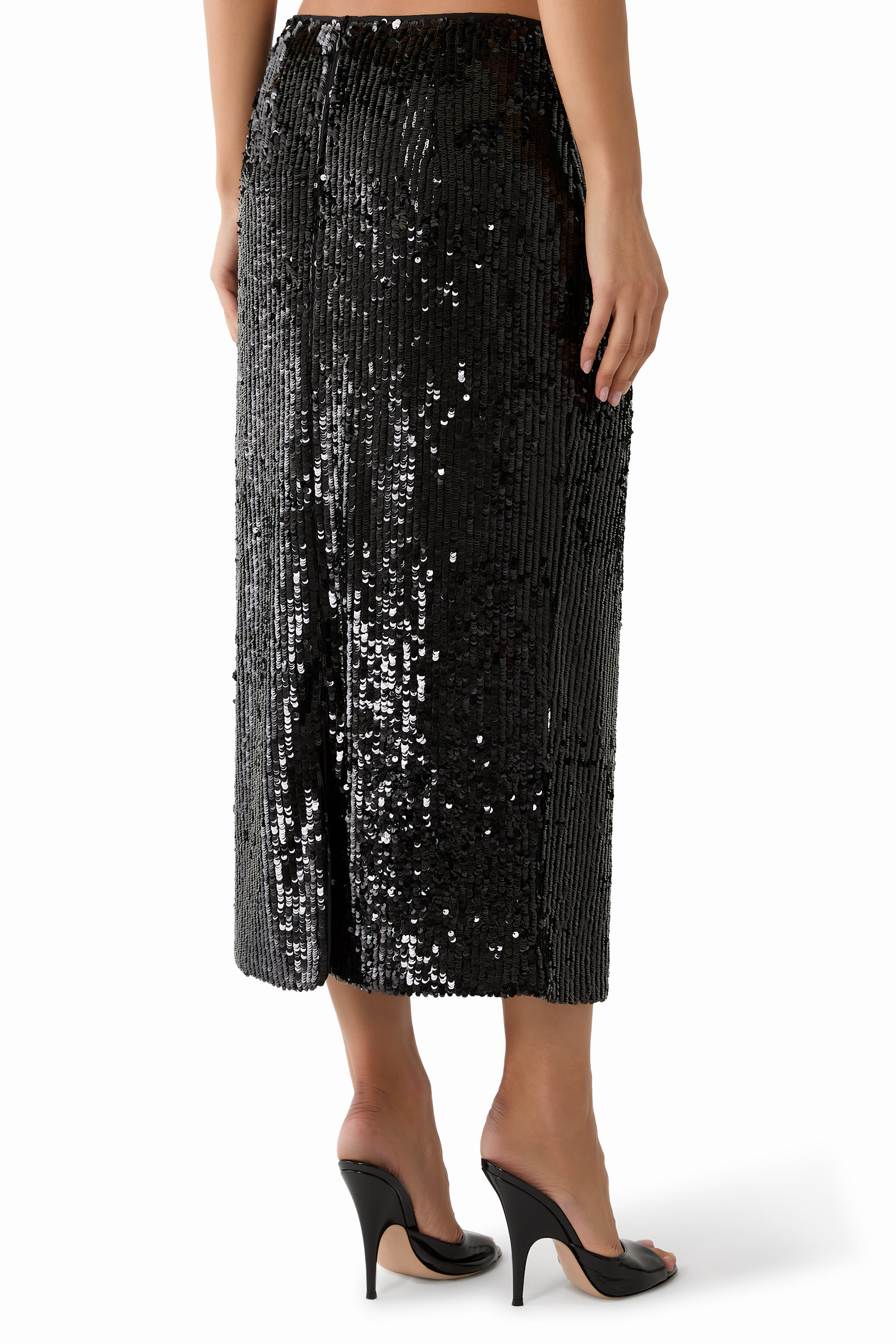 Nikki Embellished Midi Skirt