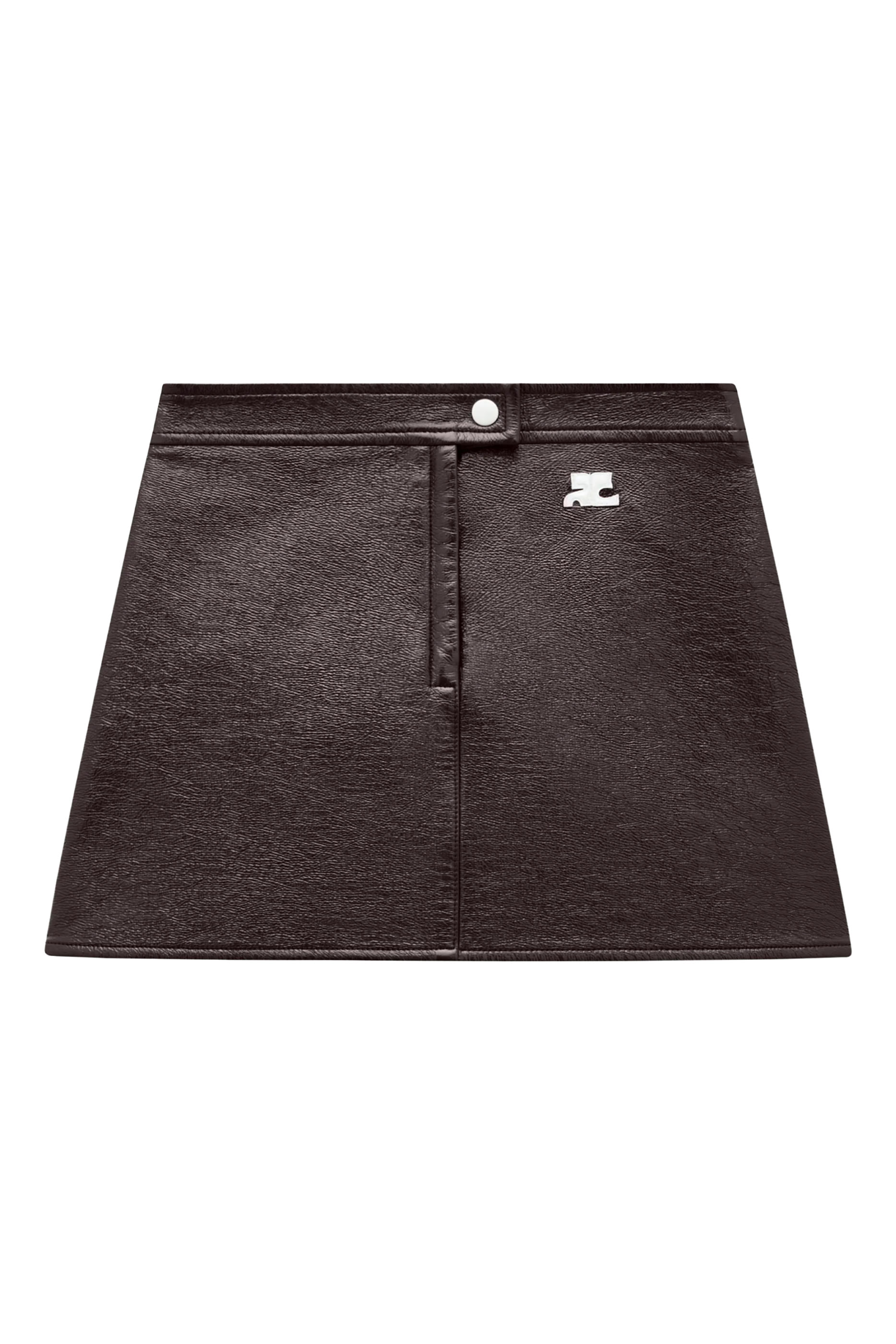 Reedition Vinyl Mini Skirt