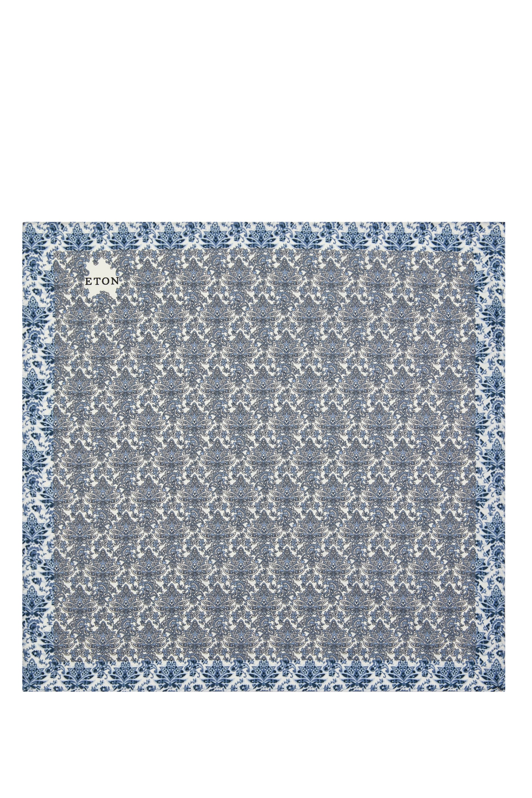 Floral Print Silk Pocket Square