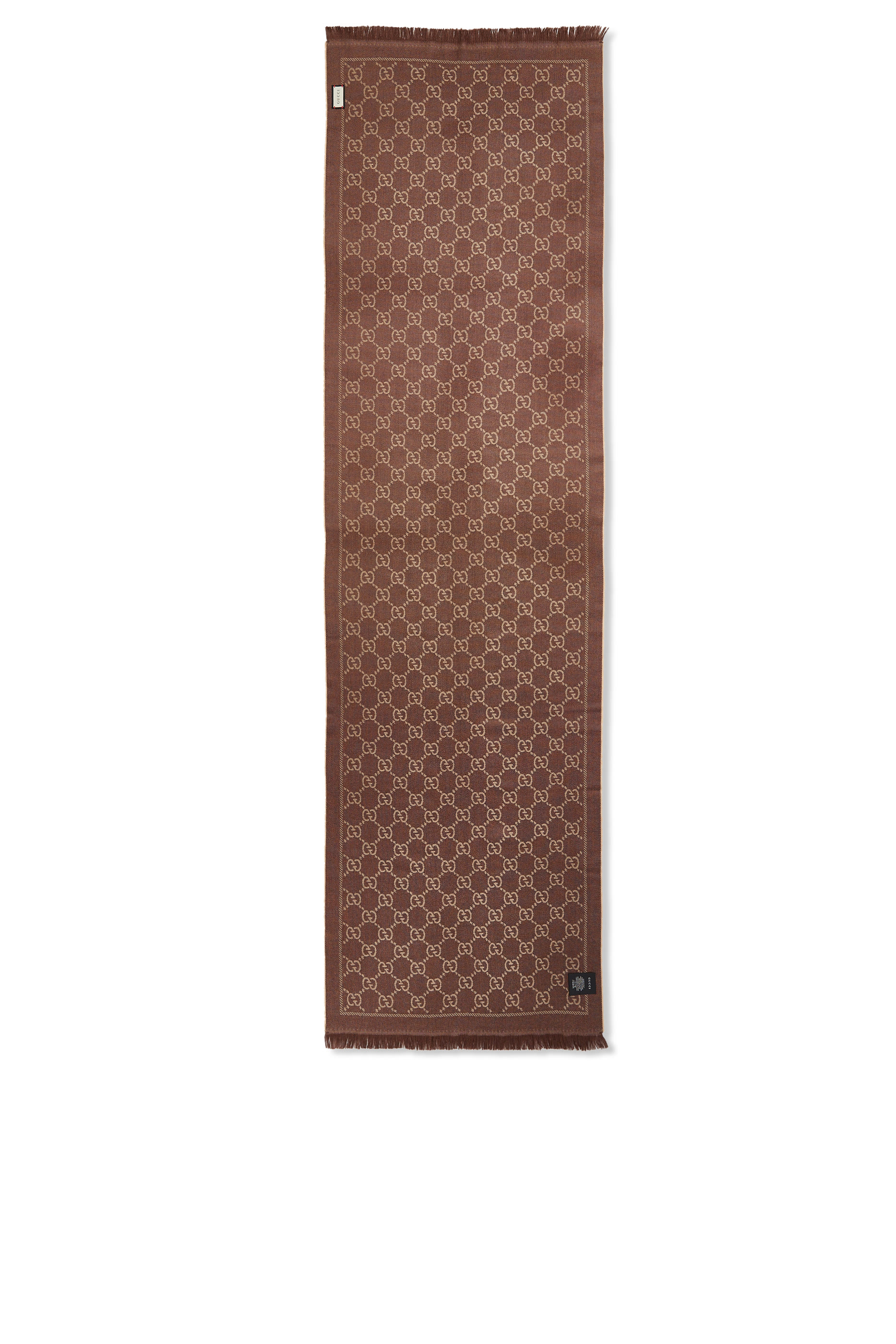 Wool GG Jacquard Scarf