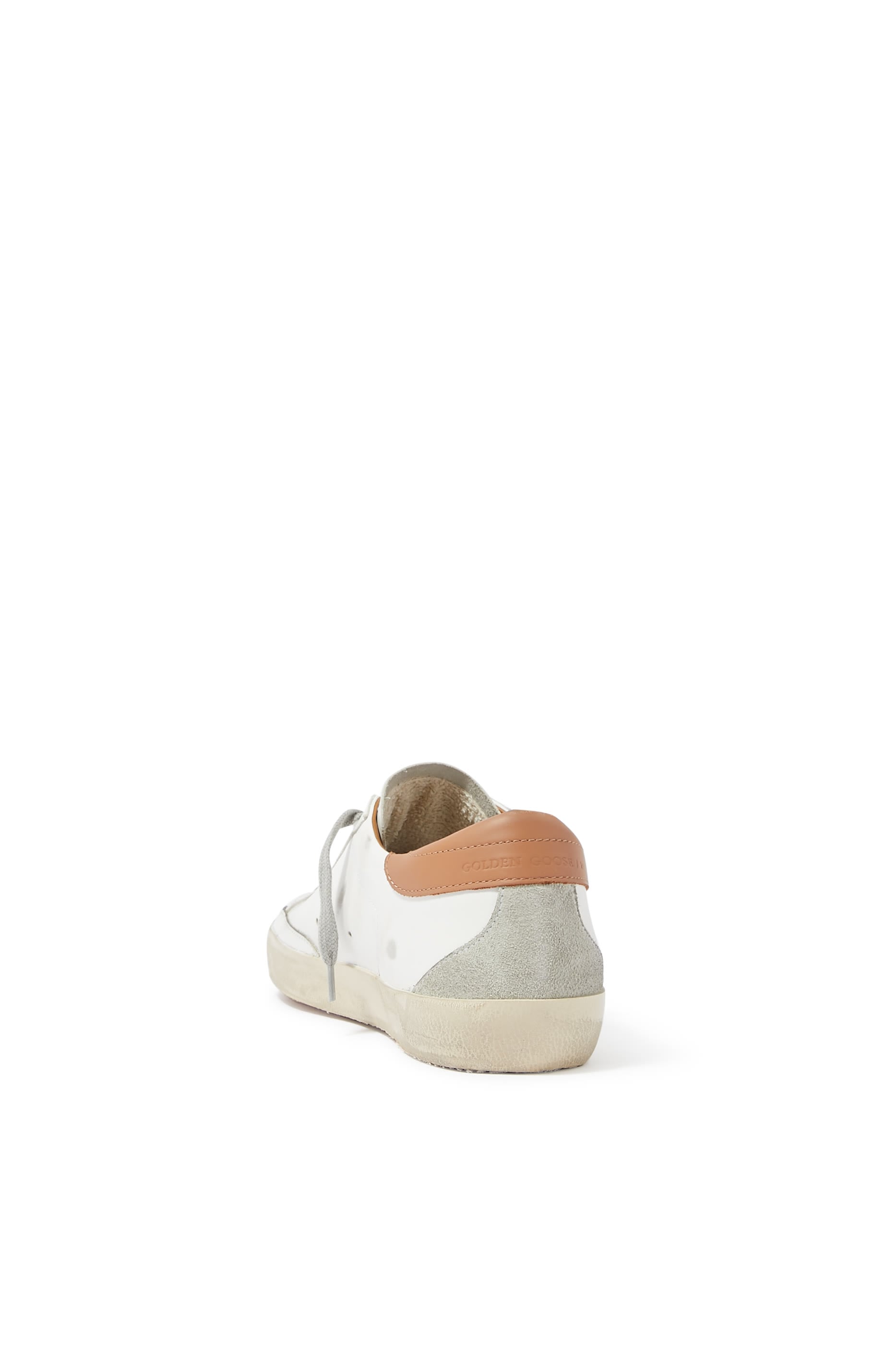 Super-Star Sneakers with Suede Star and Heel Tab