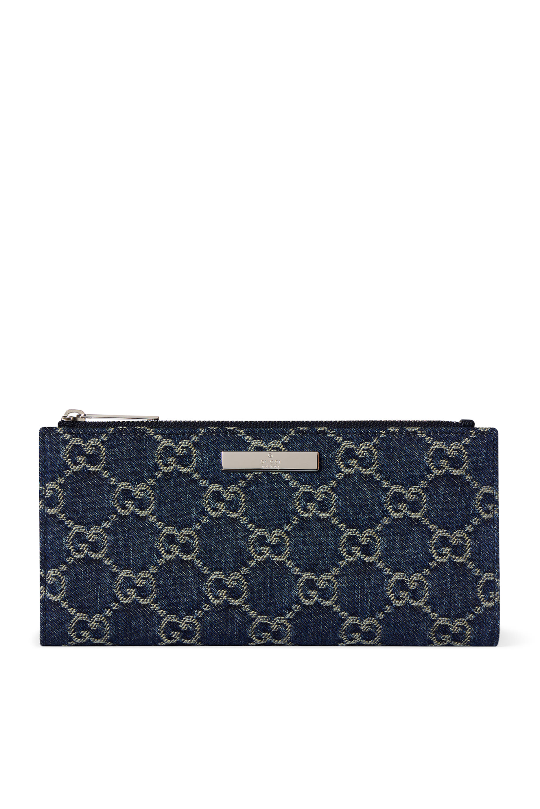 Logo Plaque Long Wallet