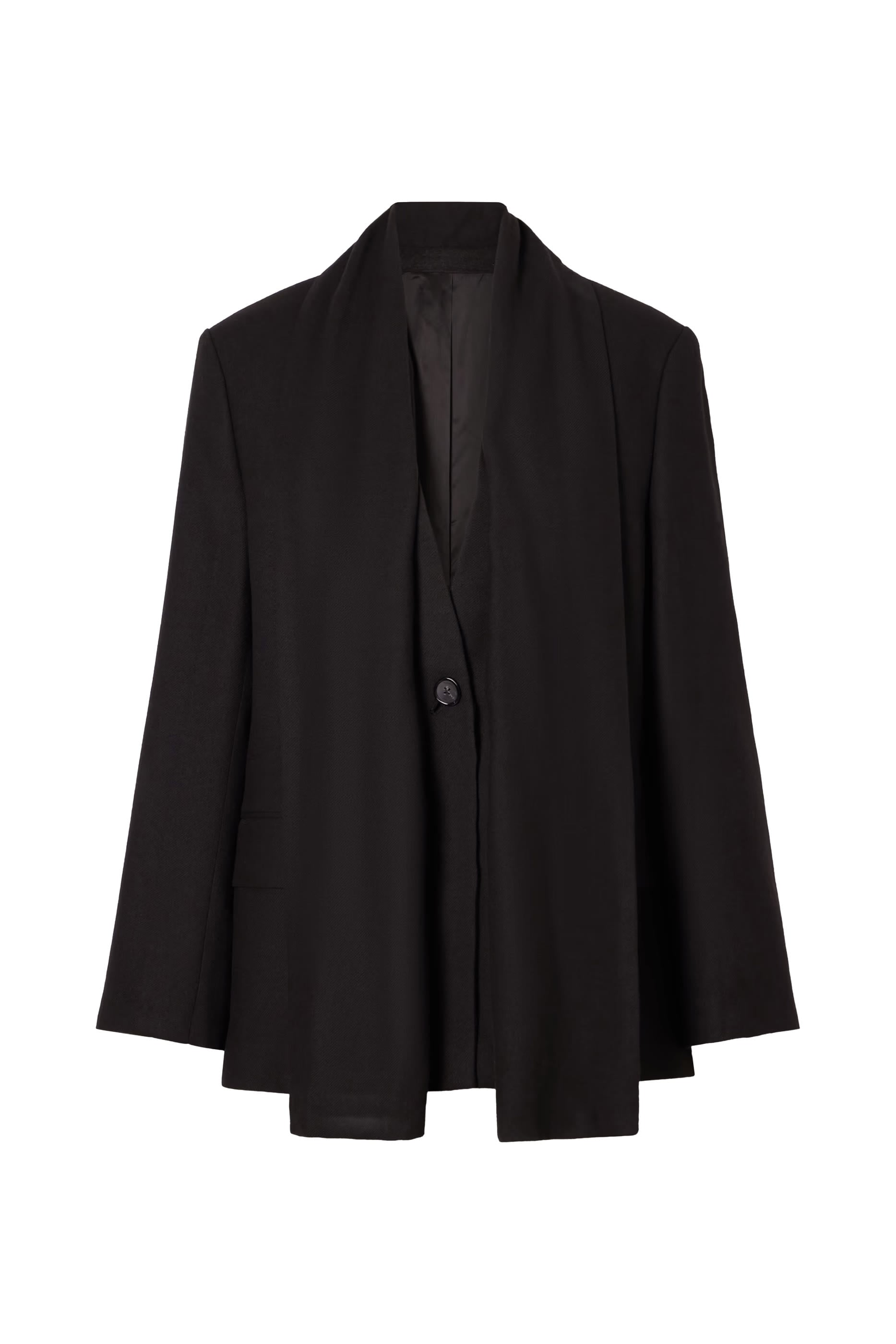 Scarf Lapel Blazer