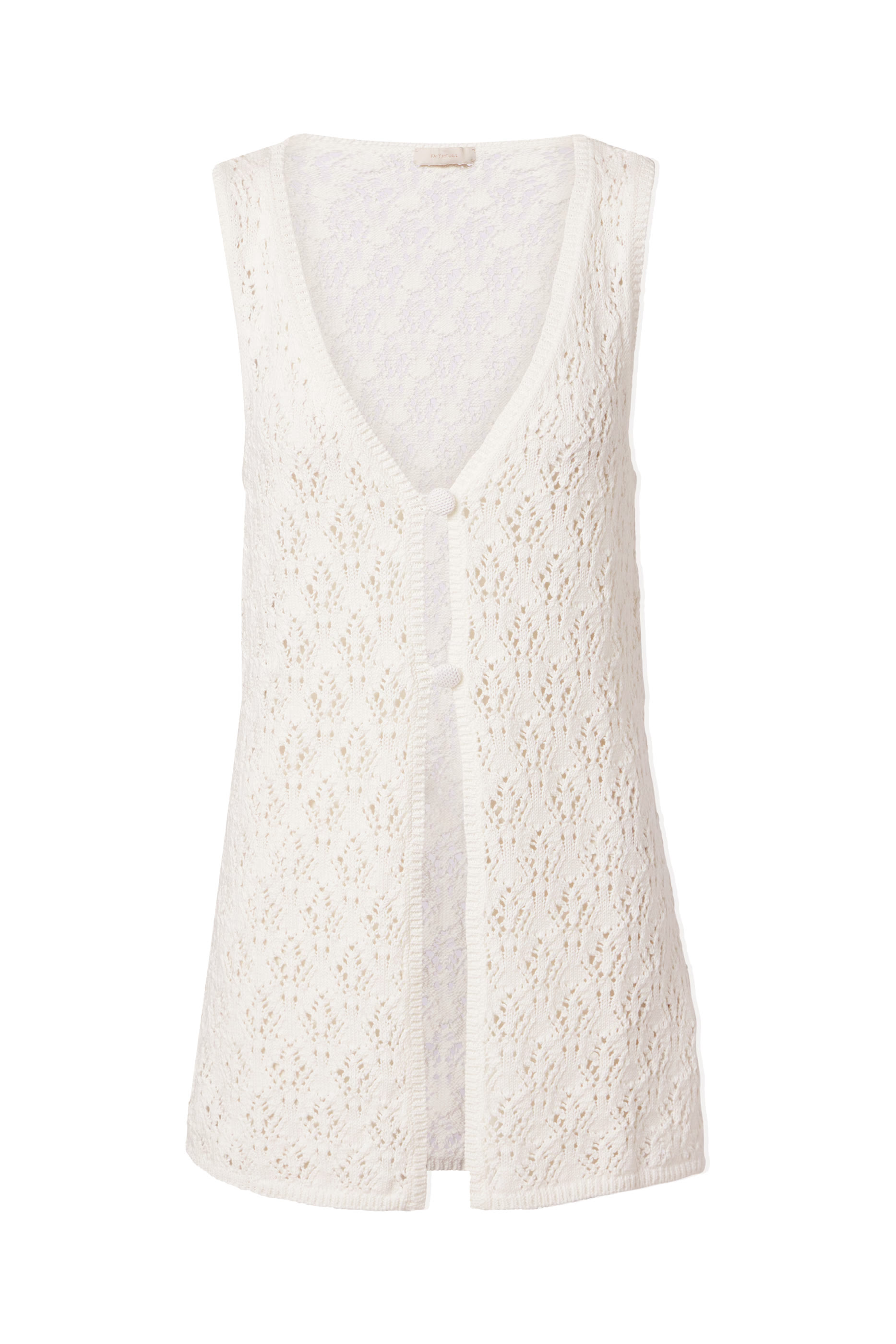 Fio Pointelle Cotton Vest