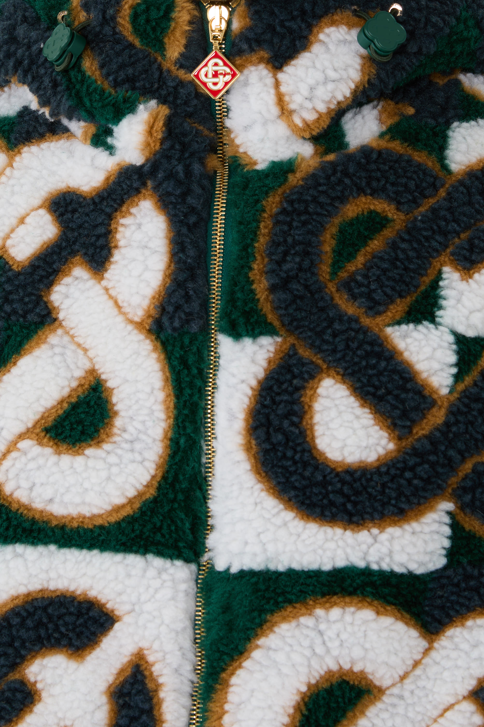 Check Monogram Fleece Jacket