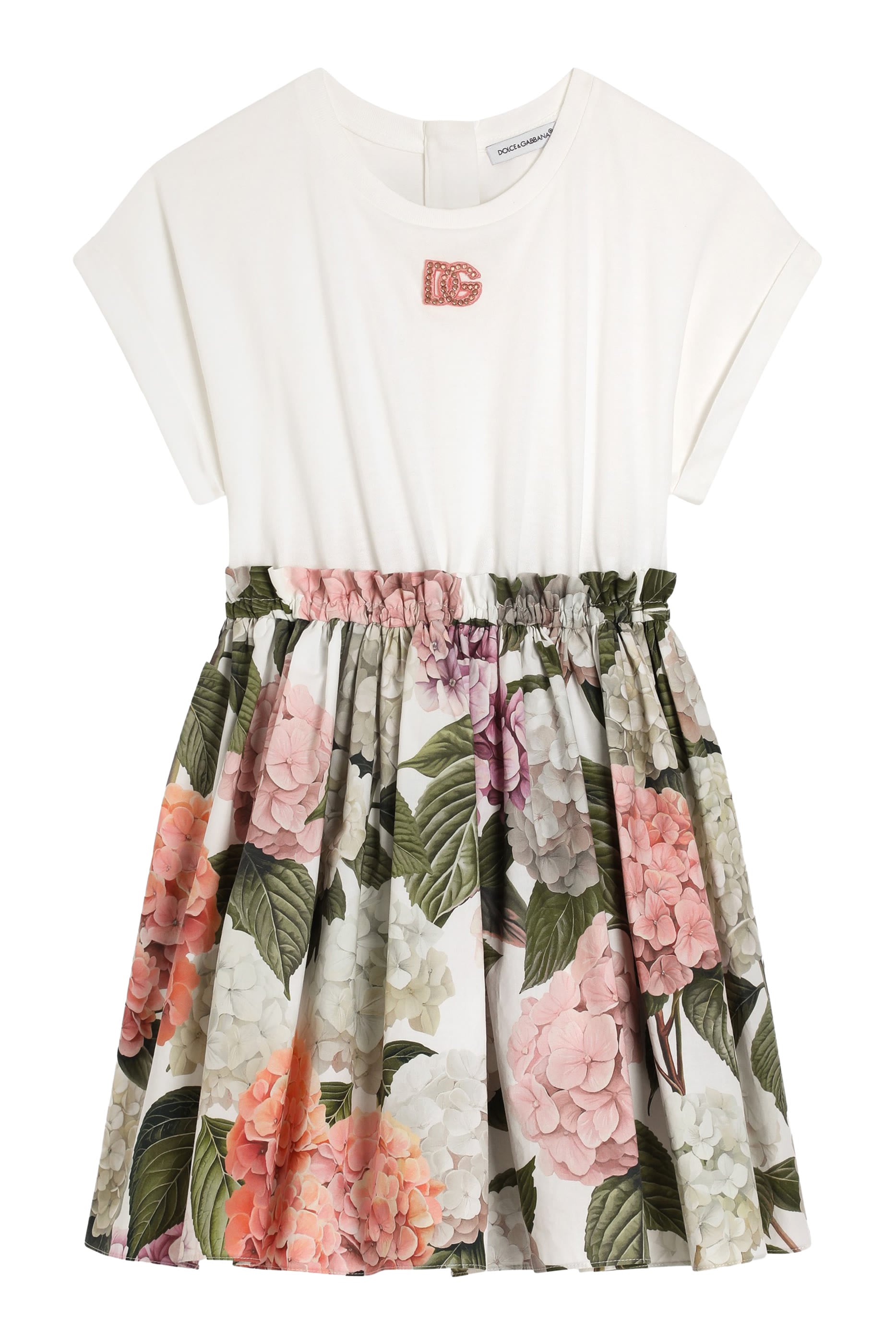 Kids Hydrangea-Print Jersey Dress