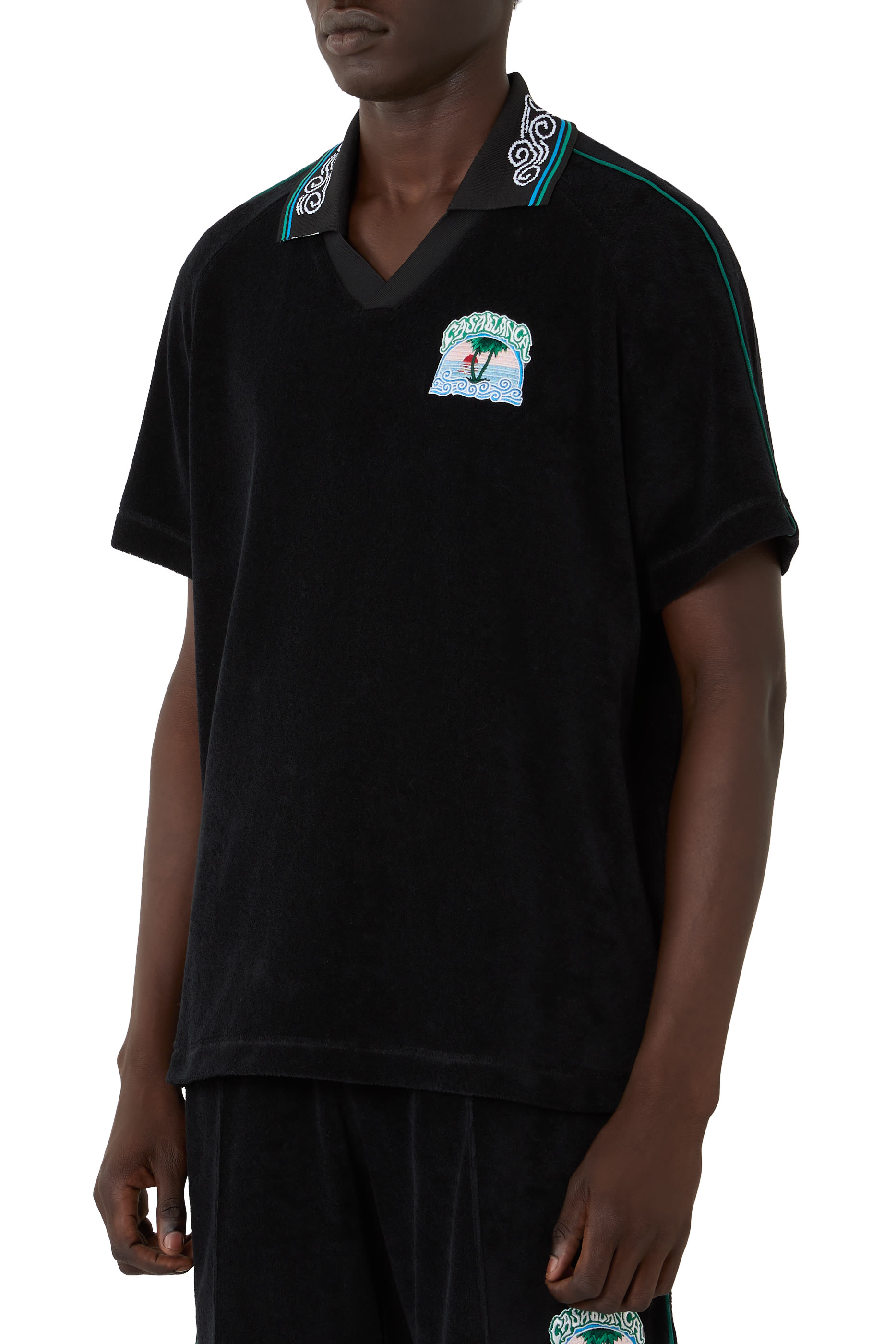 Towelling Polo Shirt