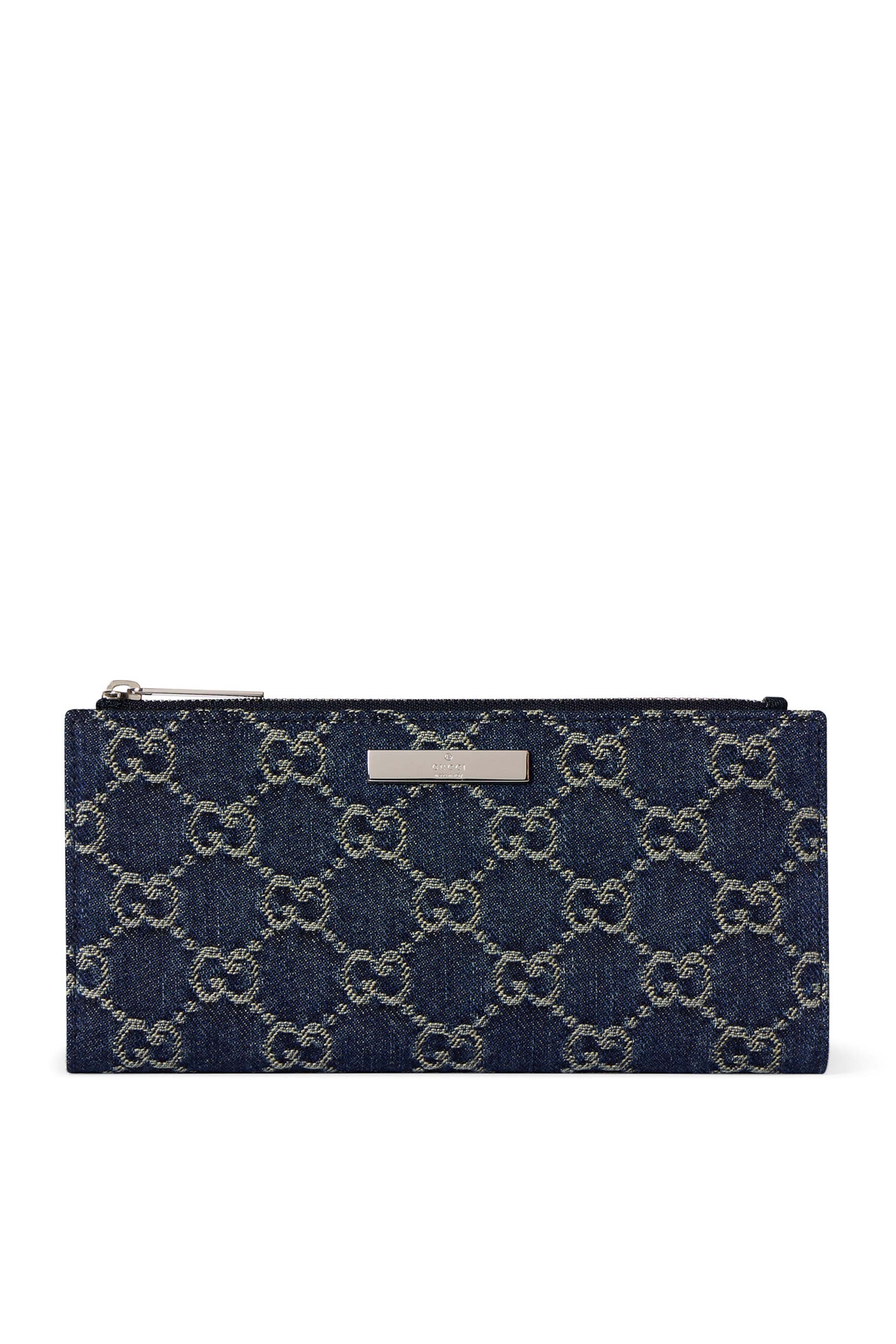 Logo Plaque Long Wallet