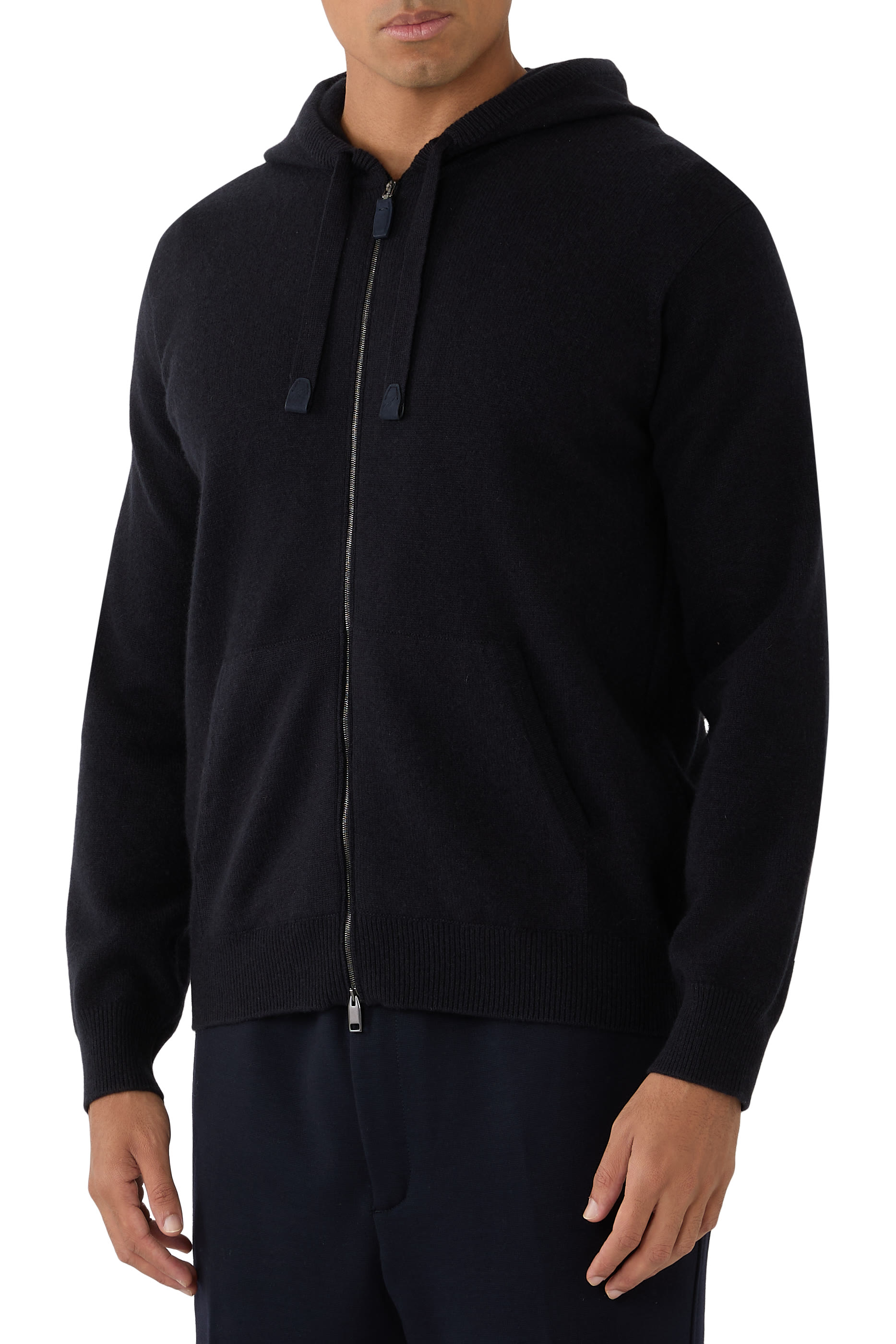 Essential Stretch Cotton Full-Zip Hooded Blouson