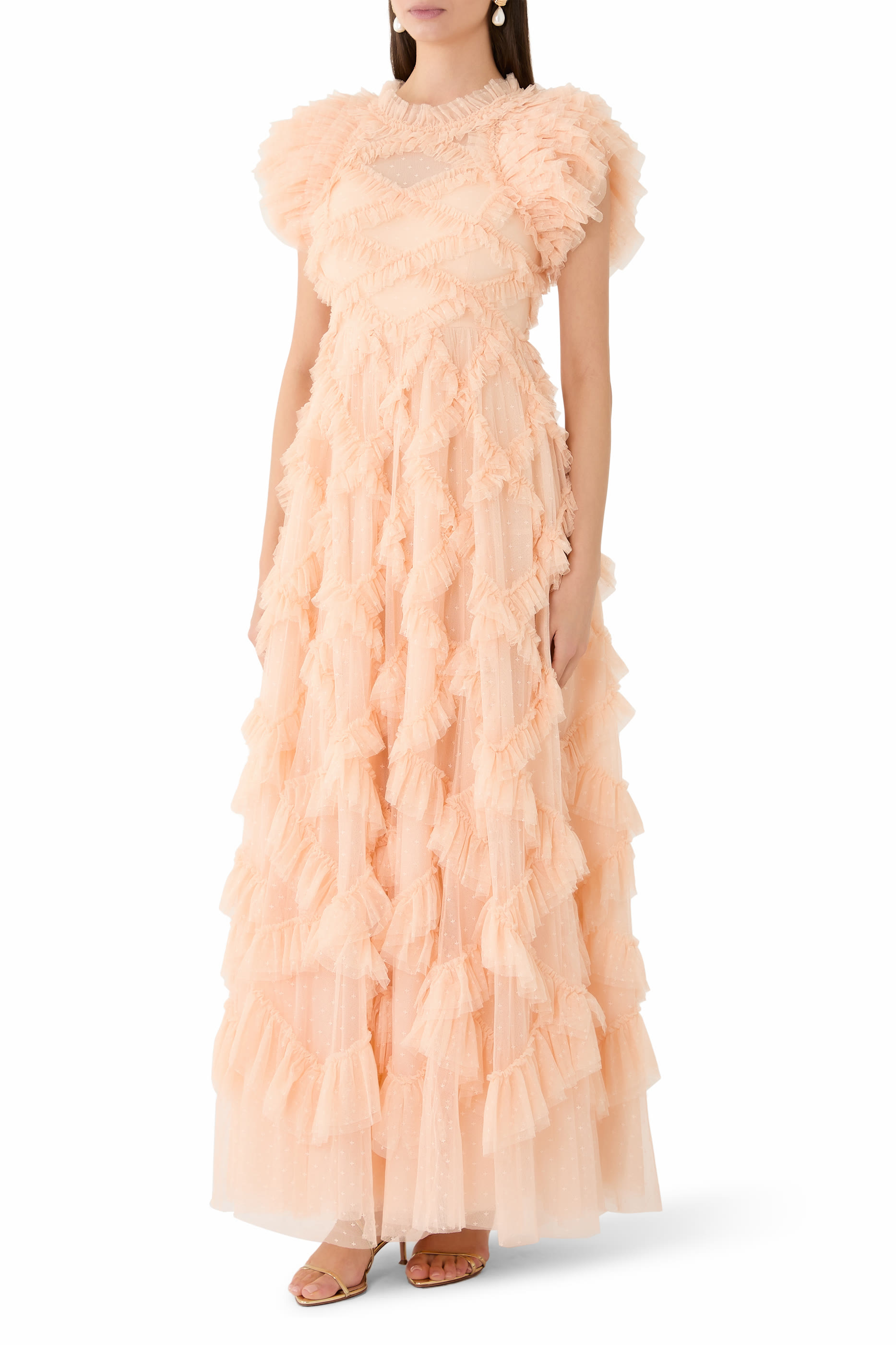Genevieve Ruffle Gown