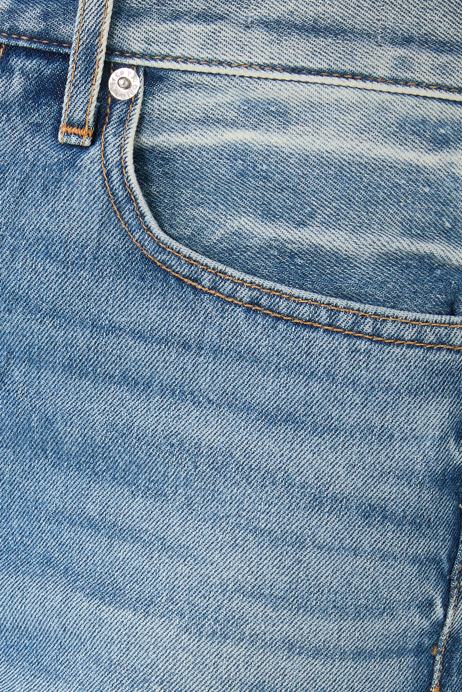 Dylan Patchwork Straight-Leg Jeans