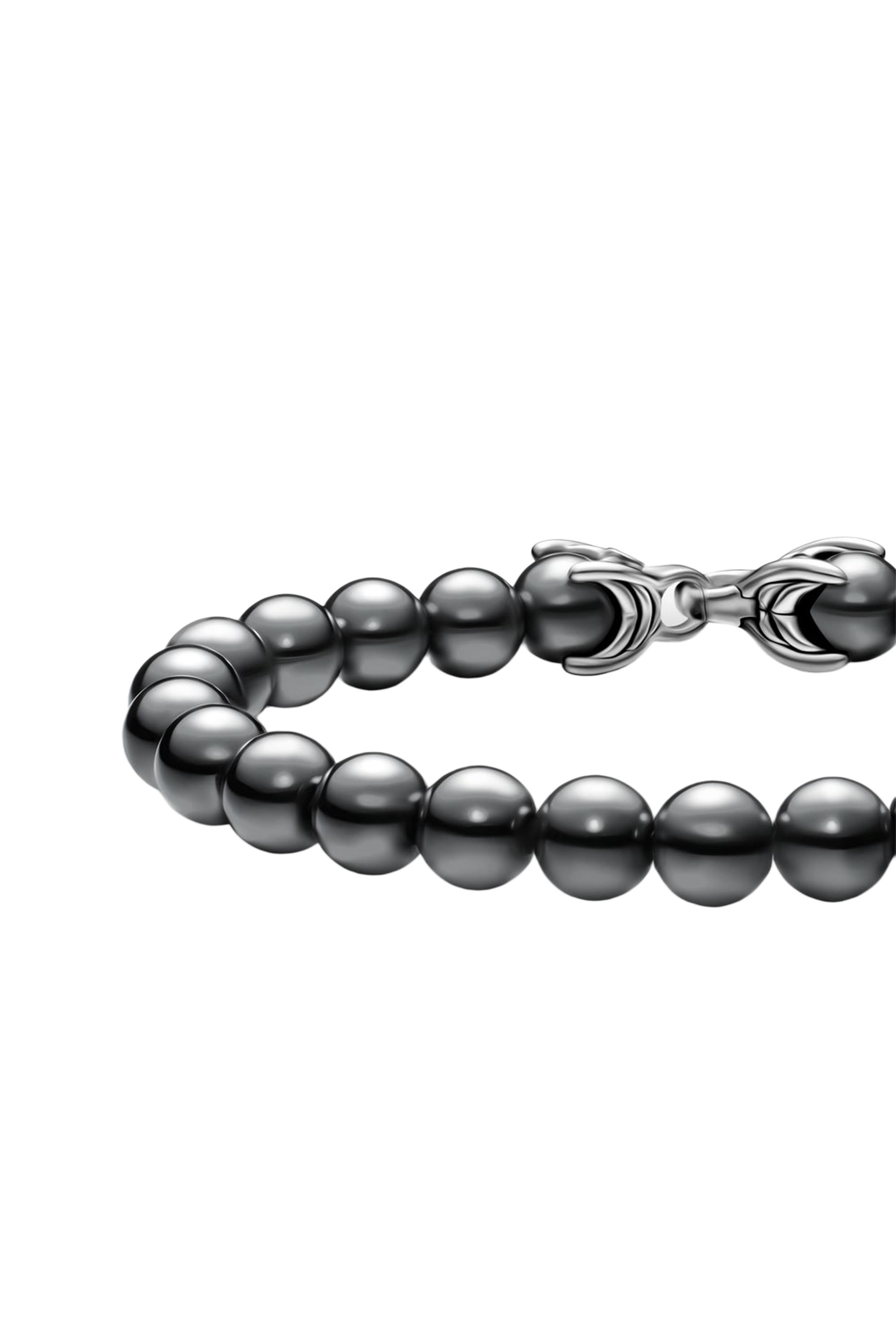 Spiritual Bracelet, Sterling Silver & Onyx