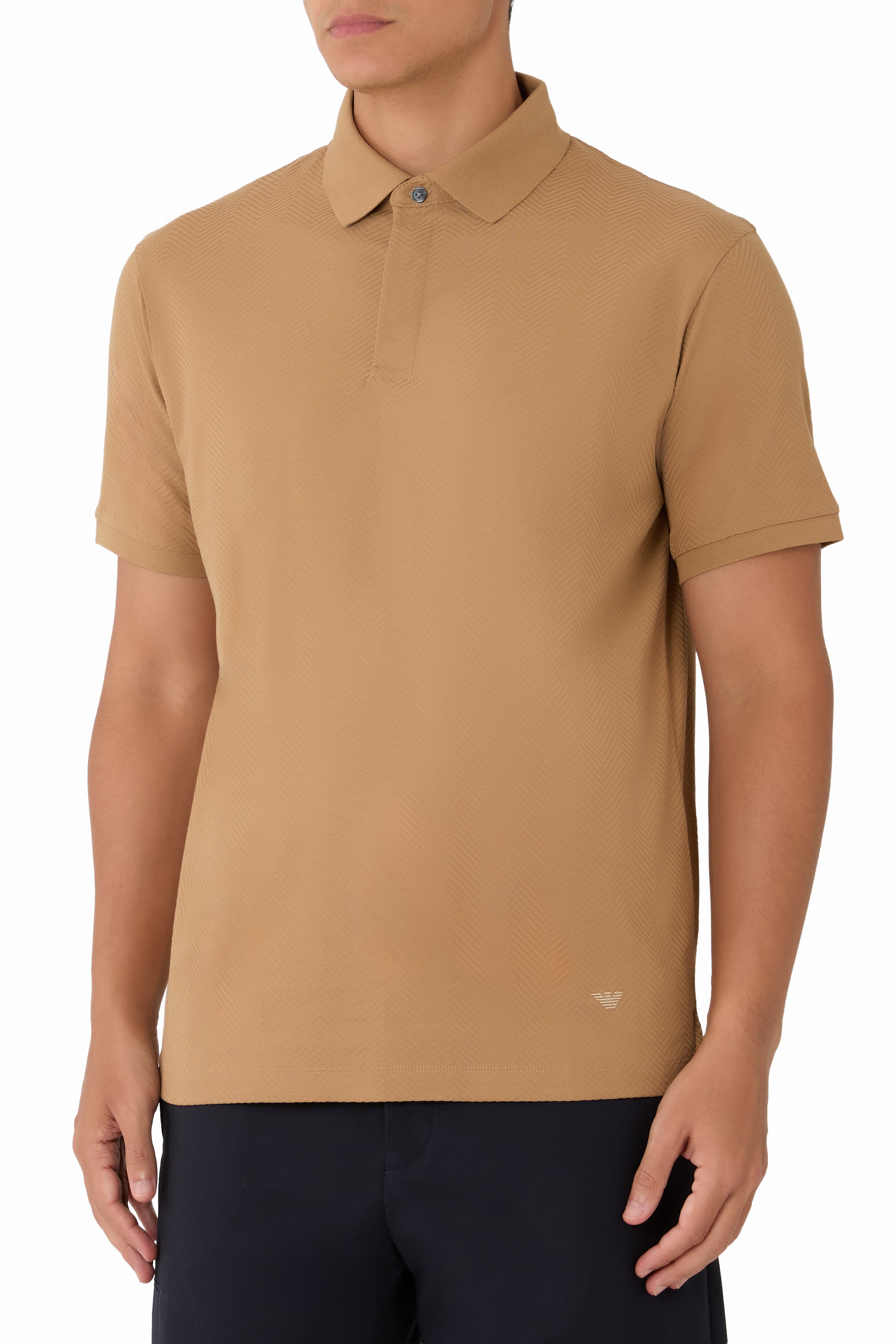 Jacquard Jersey Polo 