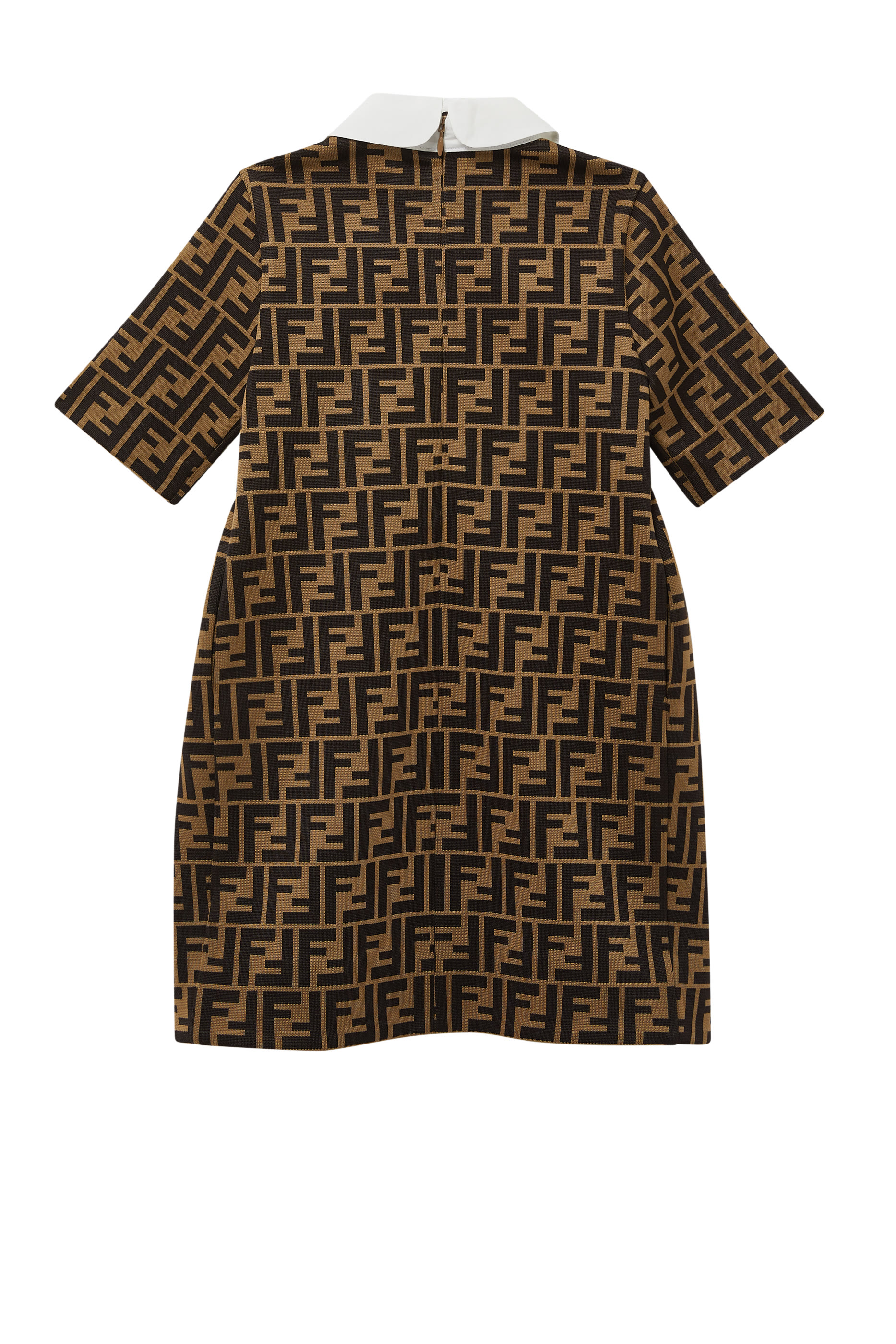 FF-Logo Short-Sleeve Dress