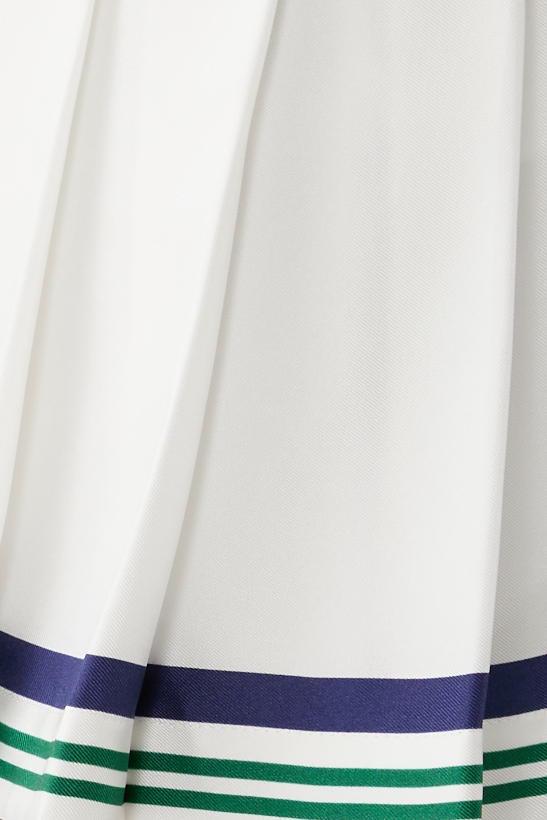Hotel Emblem Pleated Mini Skirt