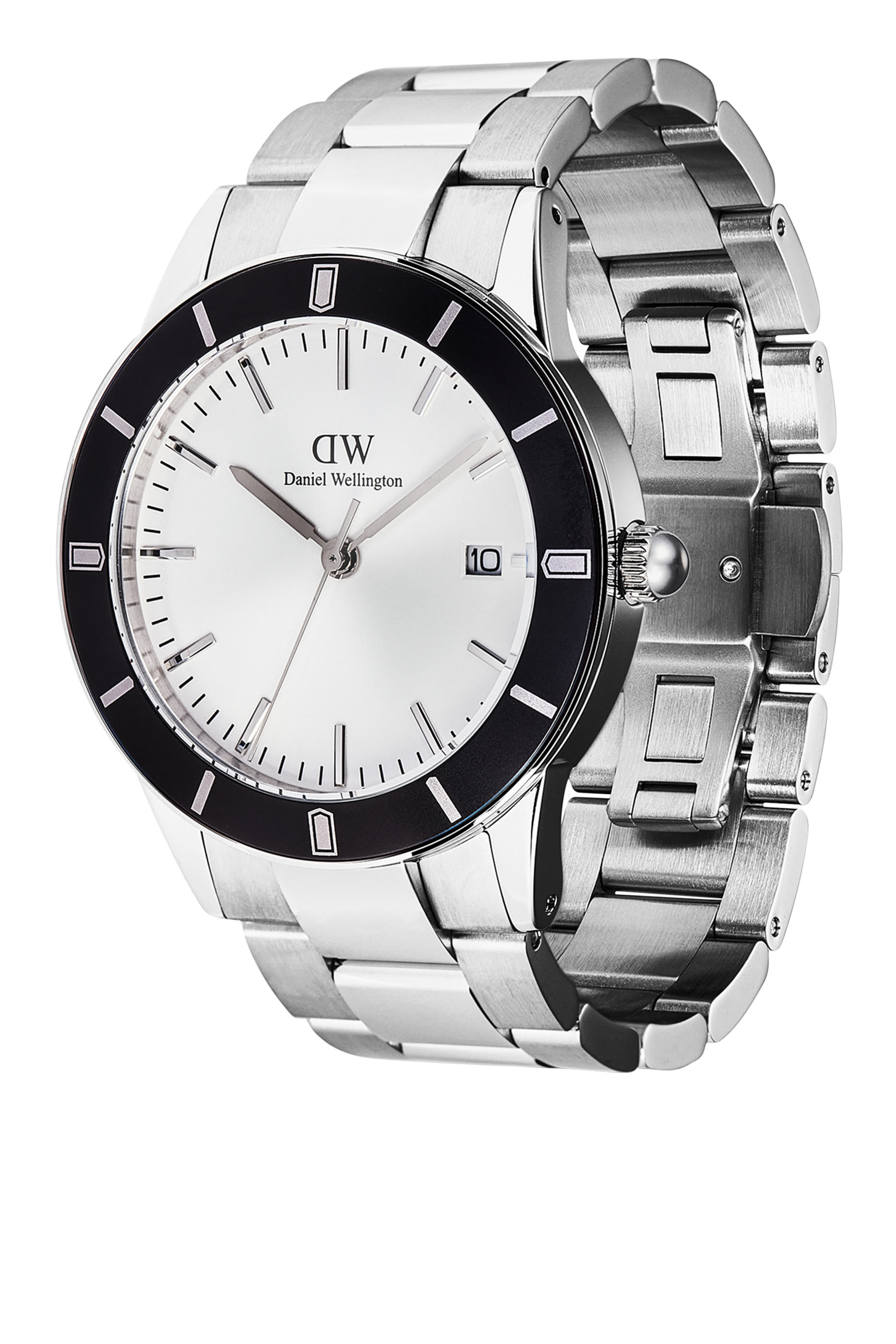 Iconic Paradigma Link Black Bezel Watch