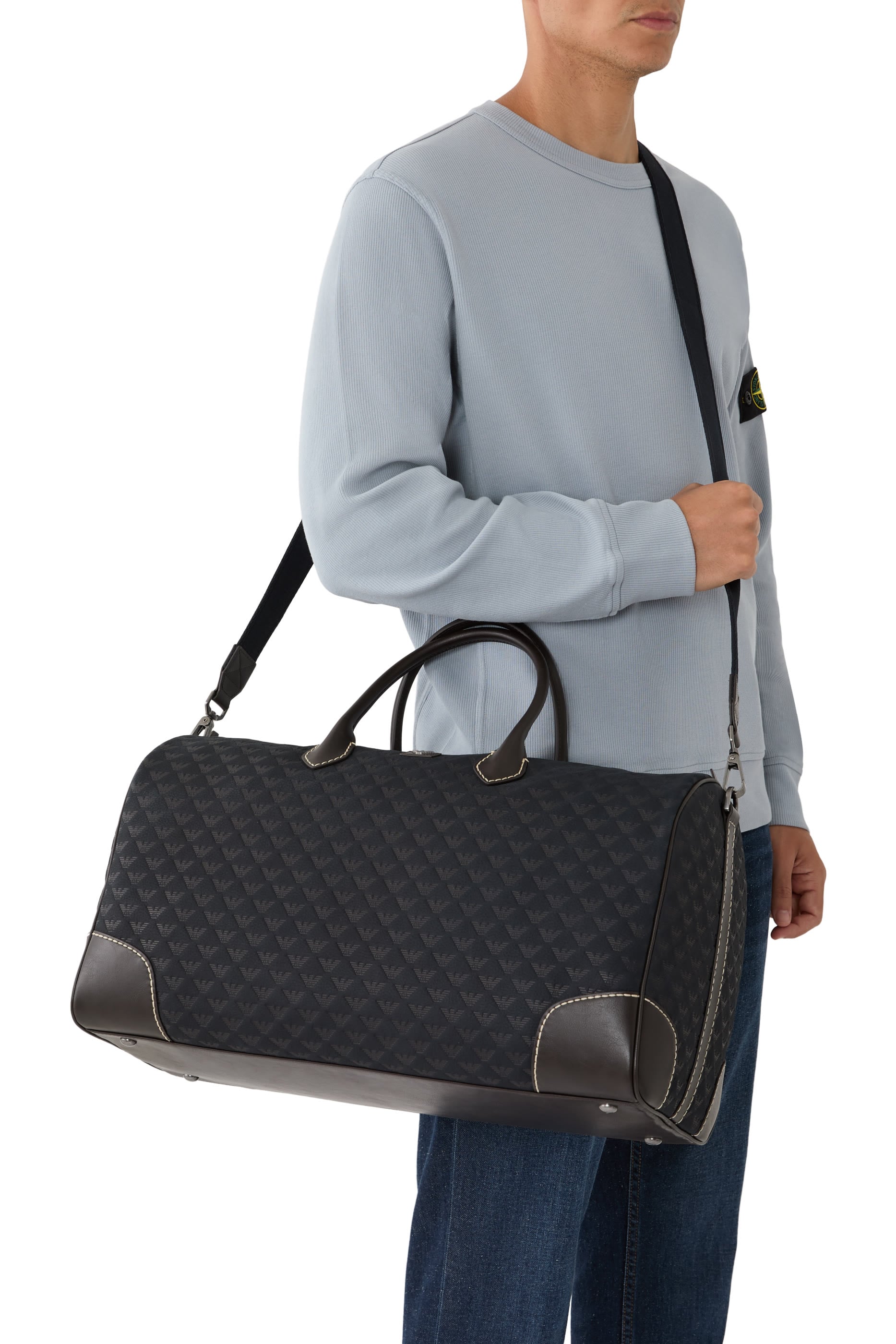 Geometric Pattern Duffle Bag