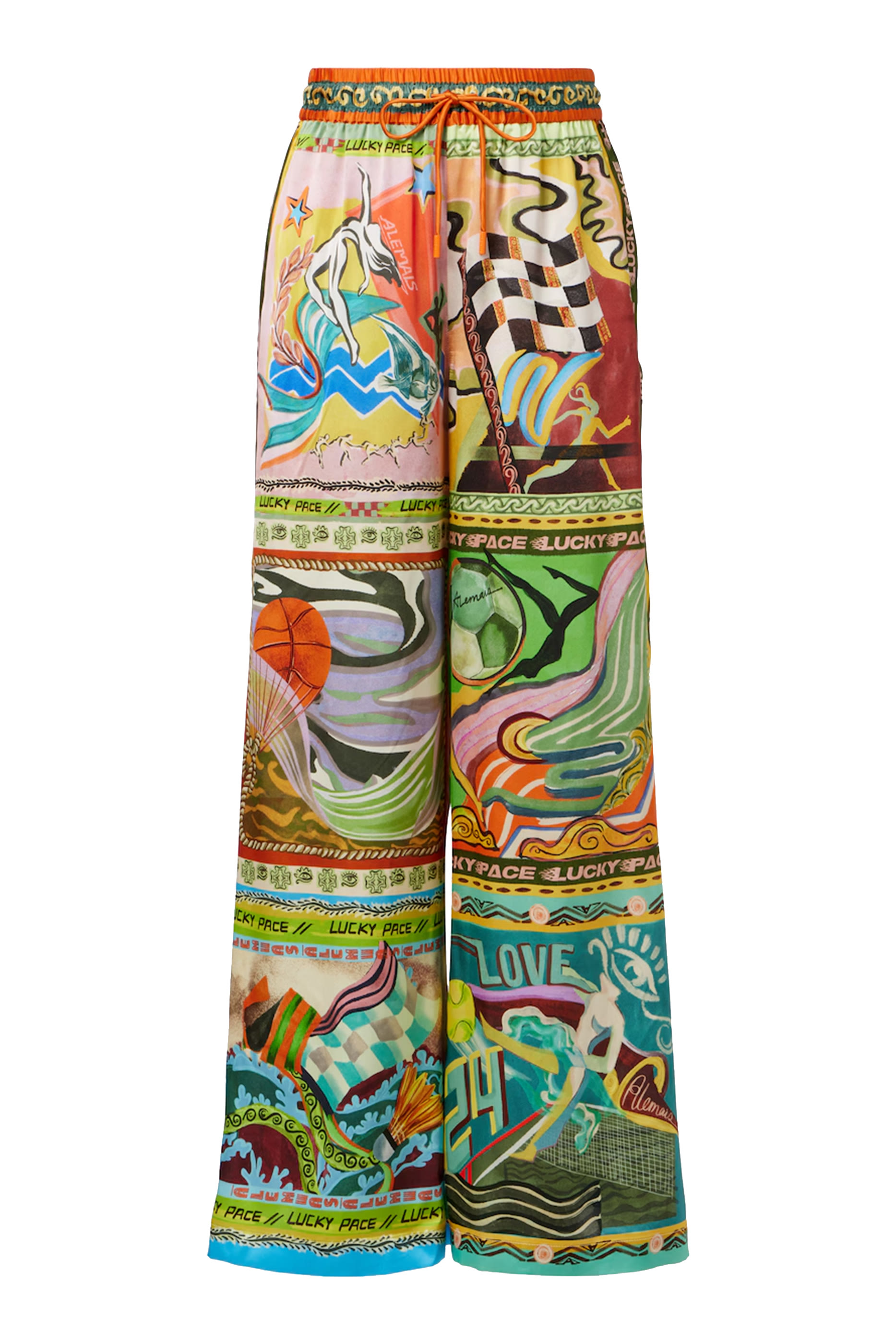 Lucky Pace Silk Pants
