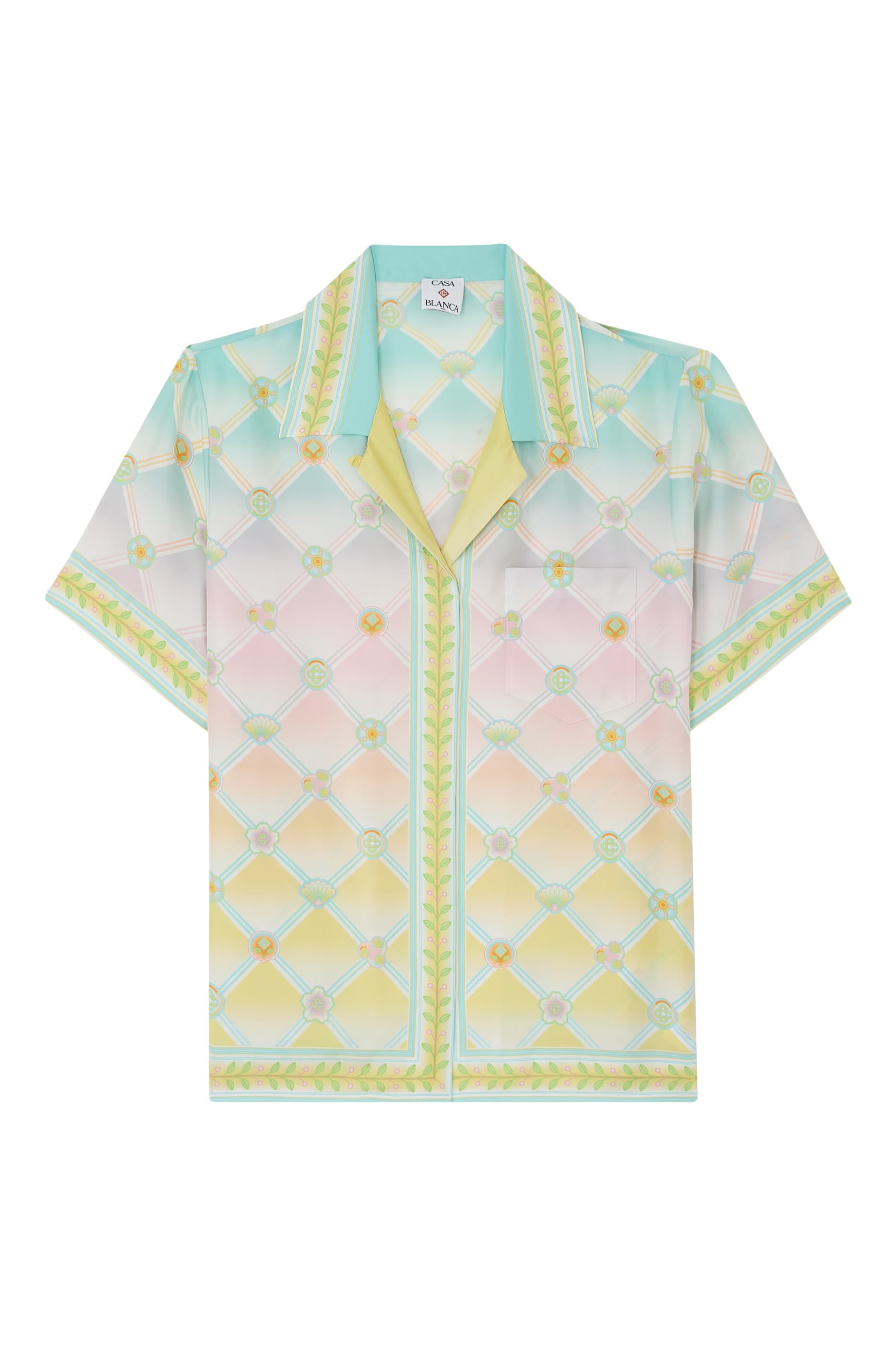 Candy Icons-Print Short Sleeves Shirt