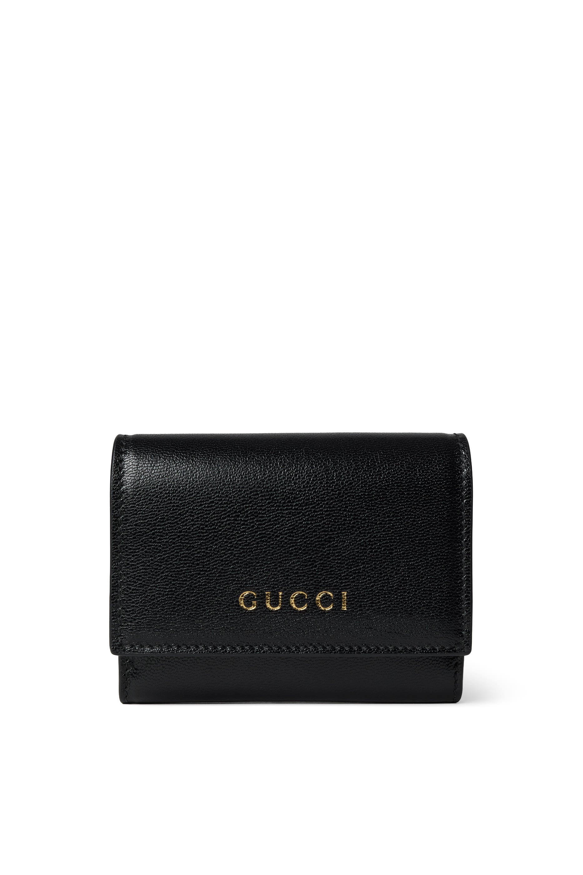 Logo Lettering Bi-Fold Card Case