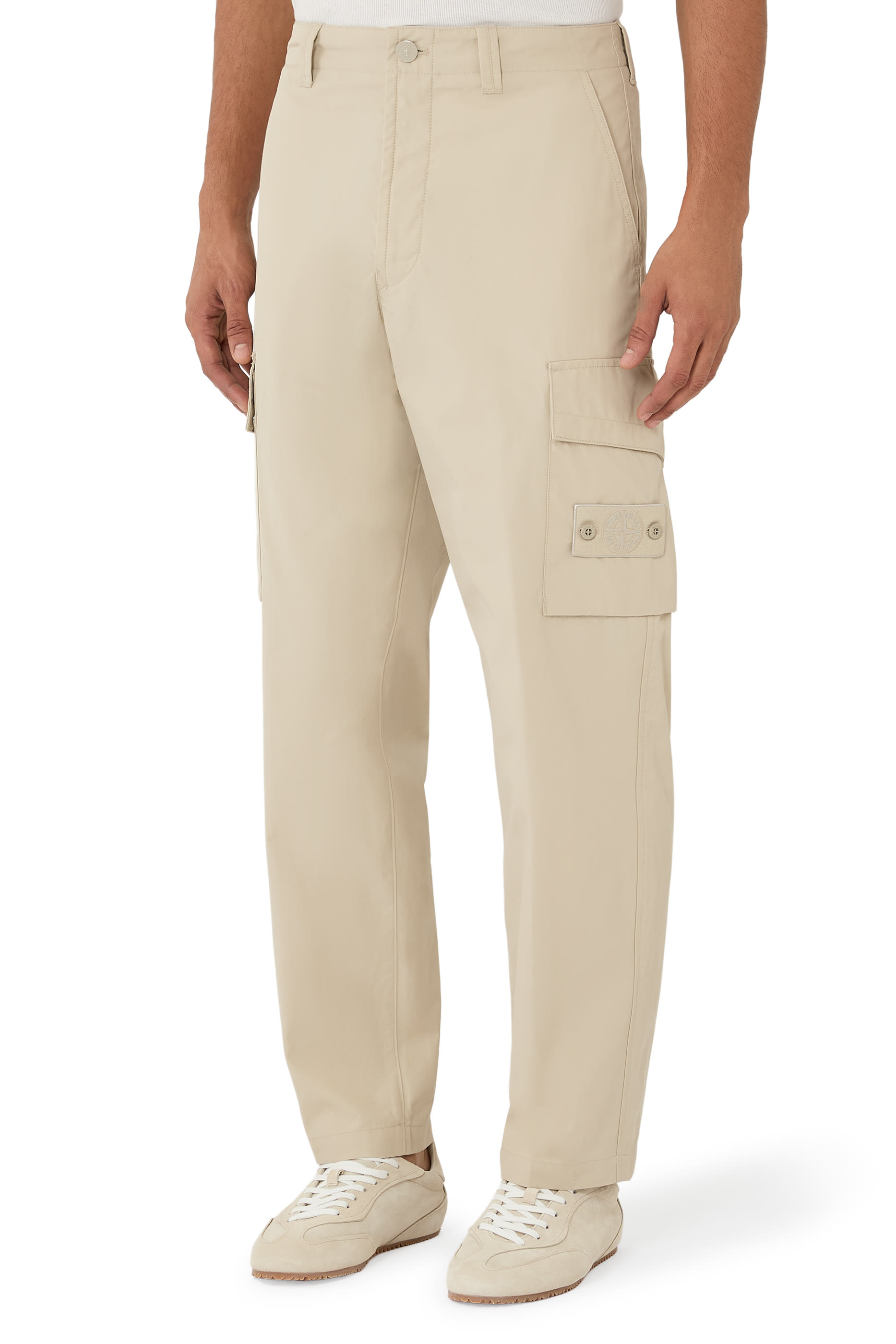  Cotton Twill Cargo Trousers 