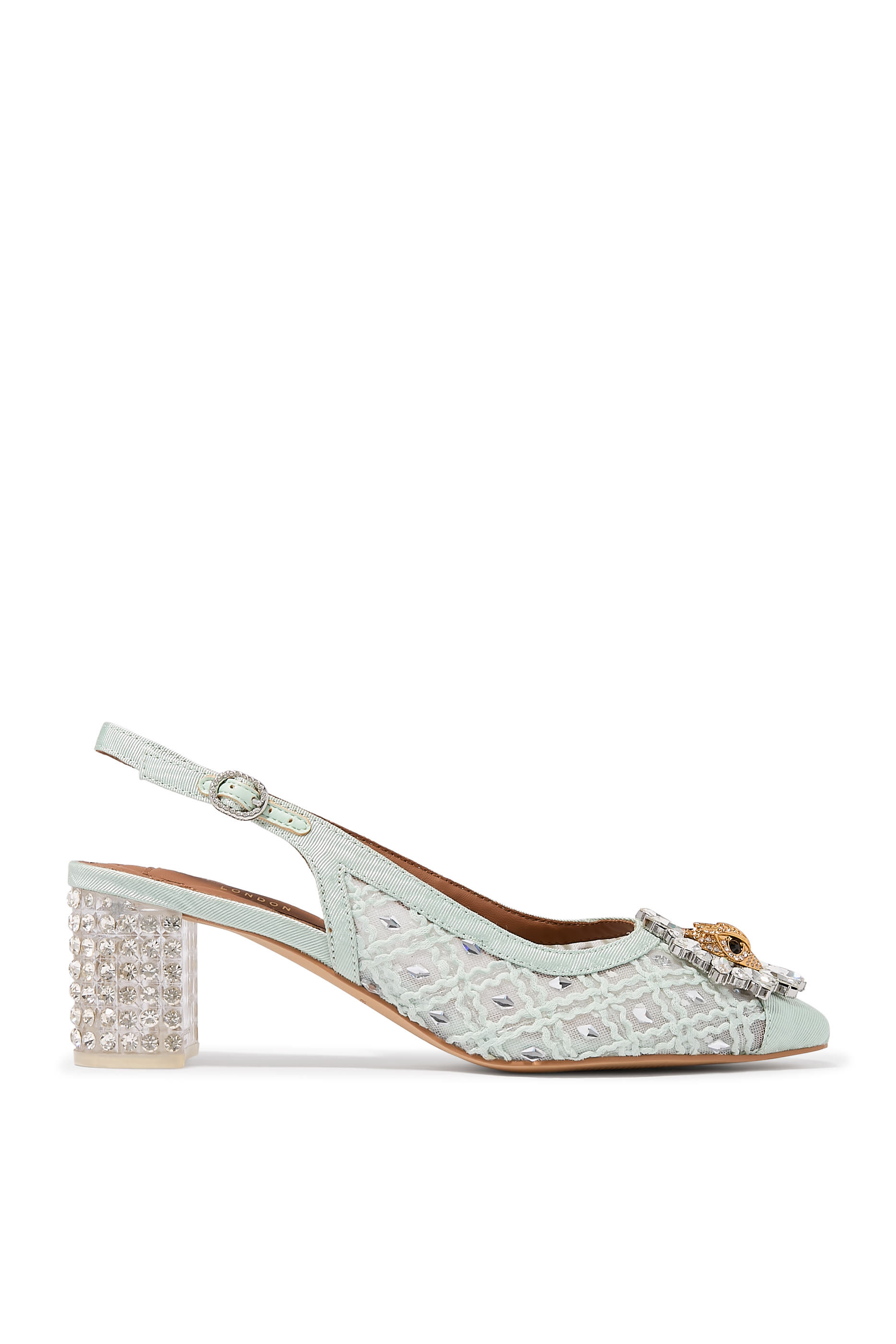 Chelsea 60 Block Slingback Mules