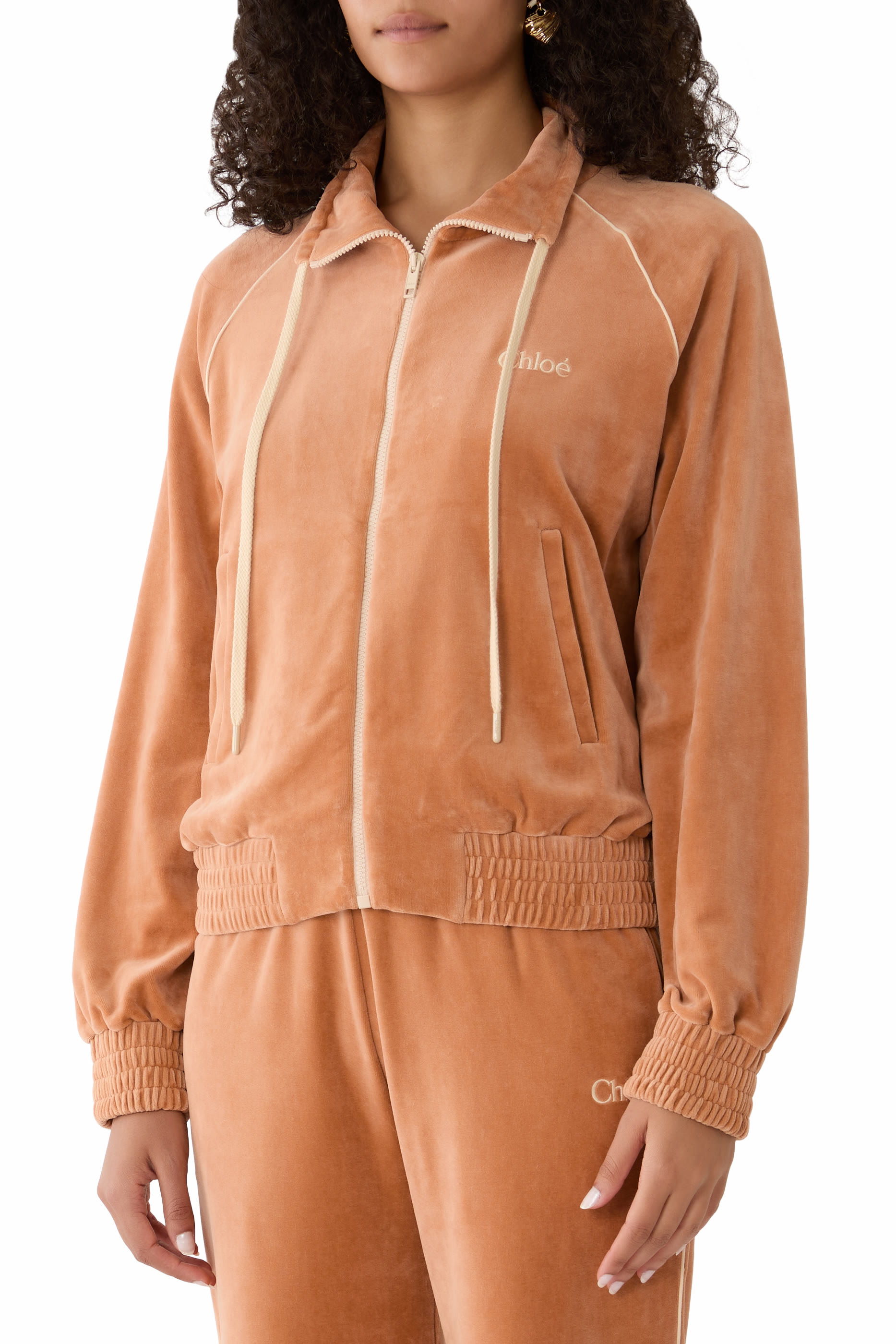 High-Neck Logo Tracksuit Jacket