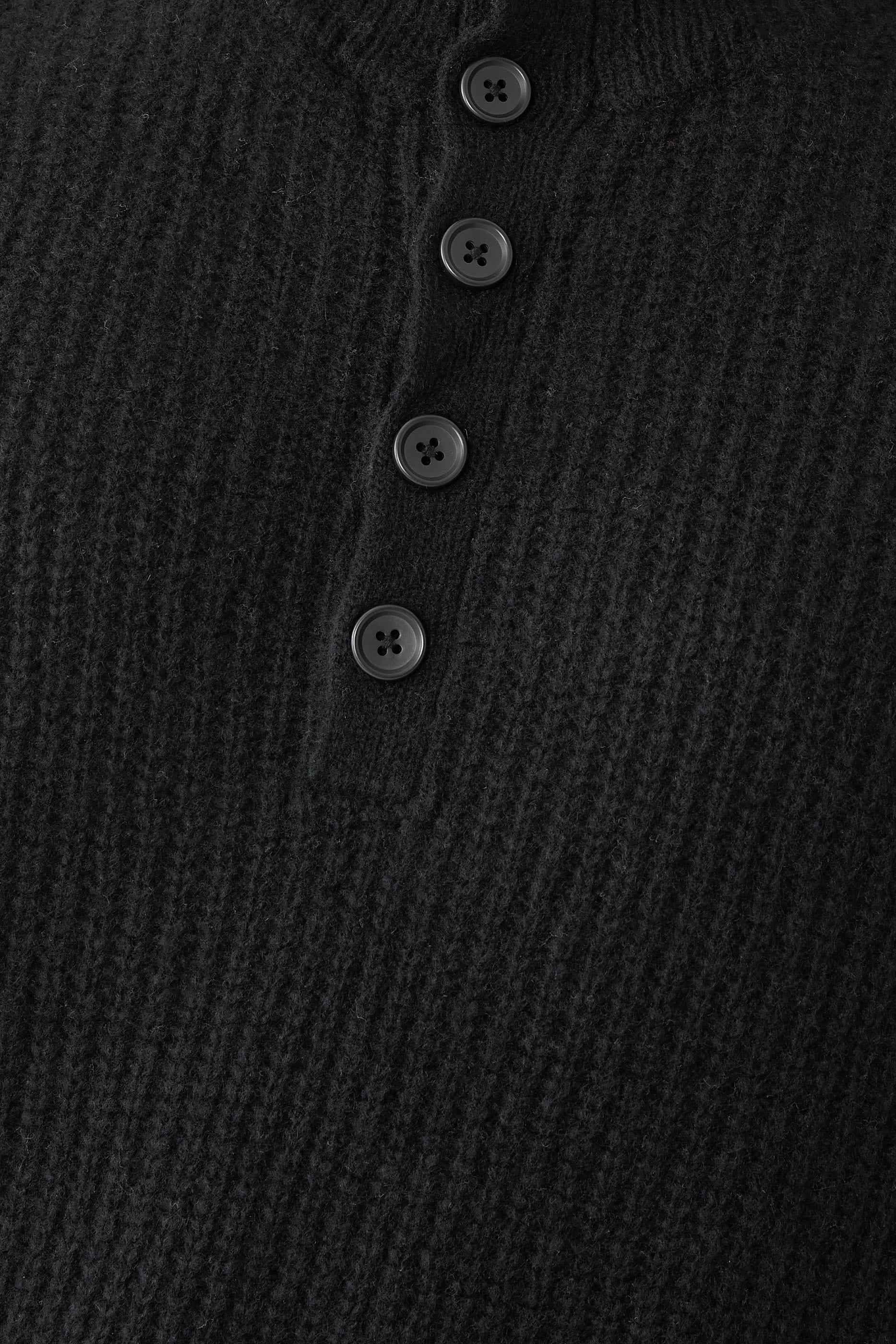 Lightweight Cashmere 1/4 Button Sweater