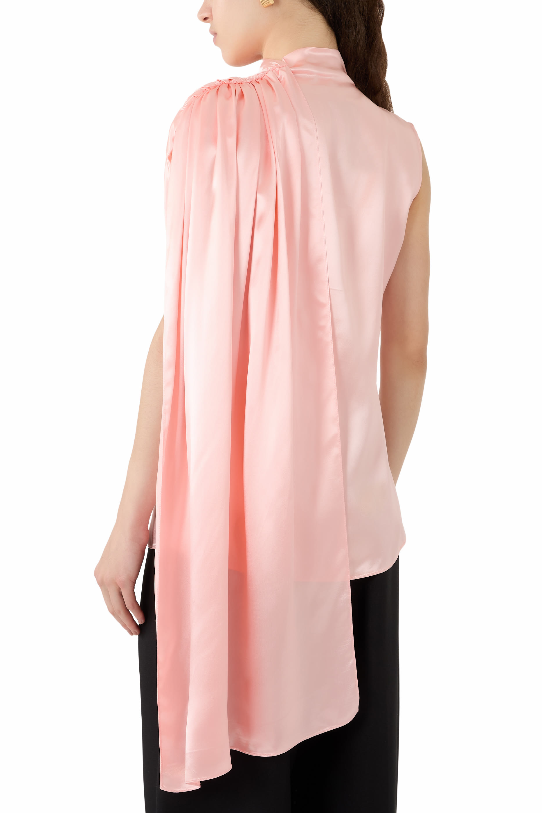 Scarf Sleeveless Top