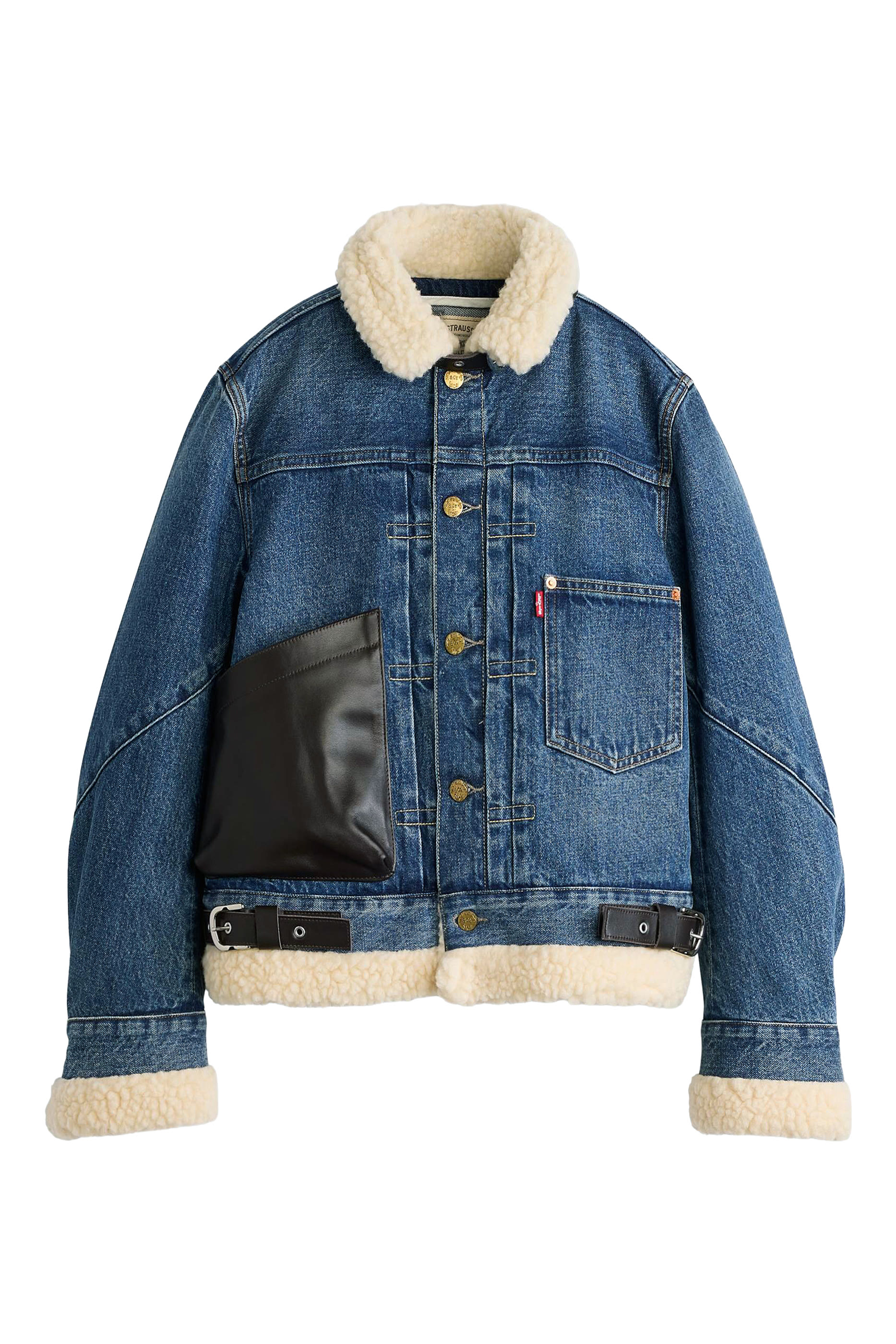 Faux Shearling Trim Jacket