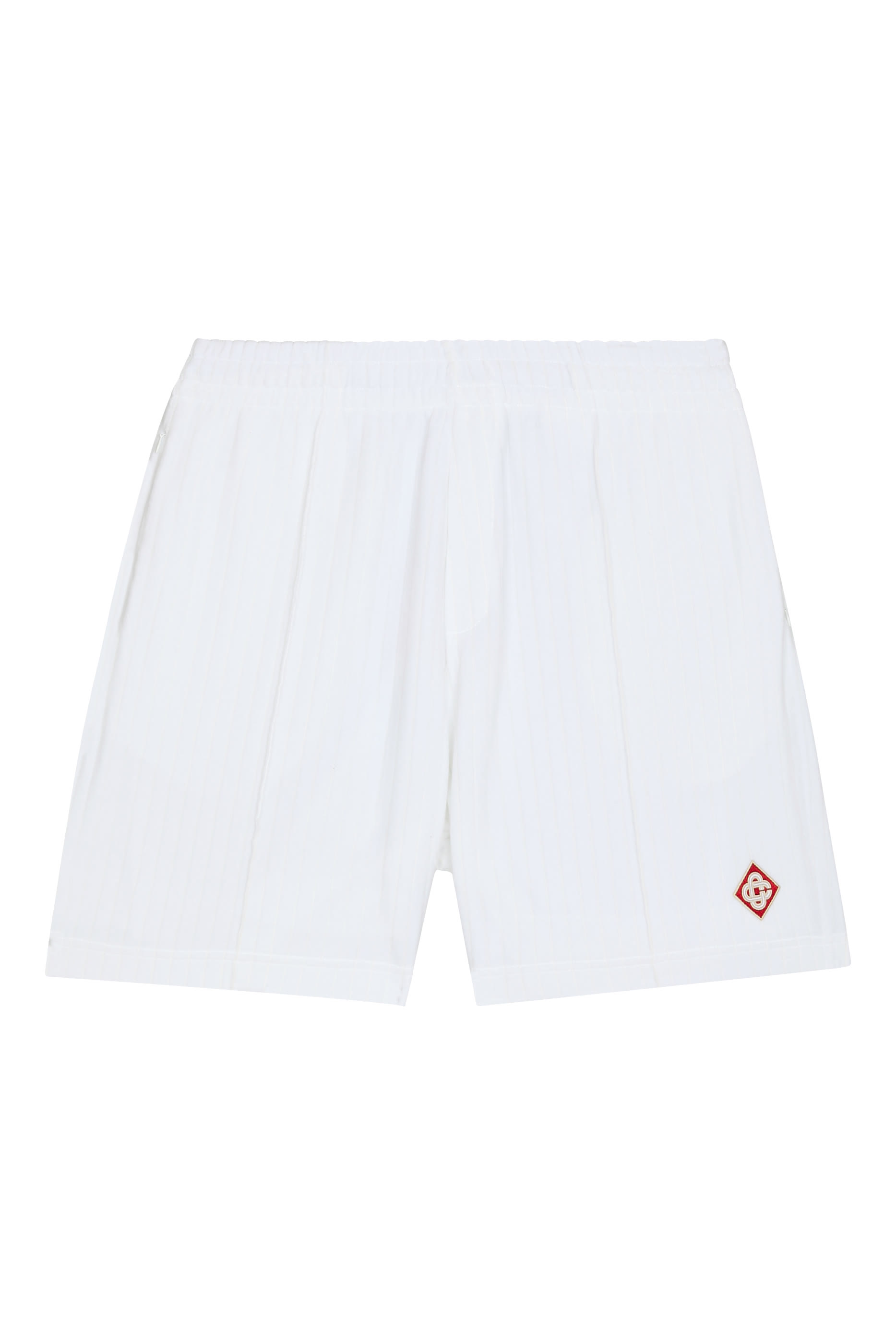 Logo Striped Shorts