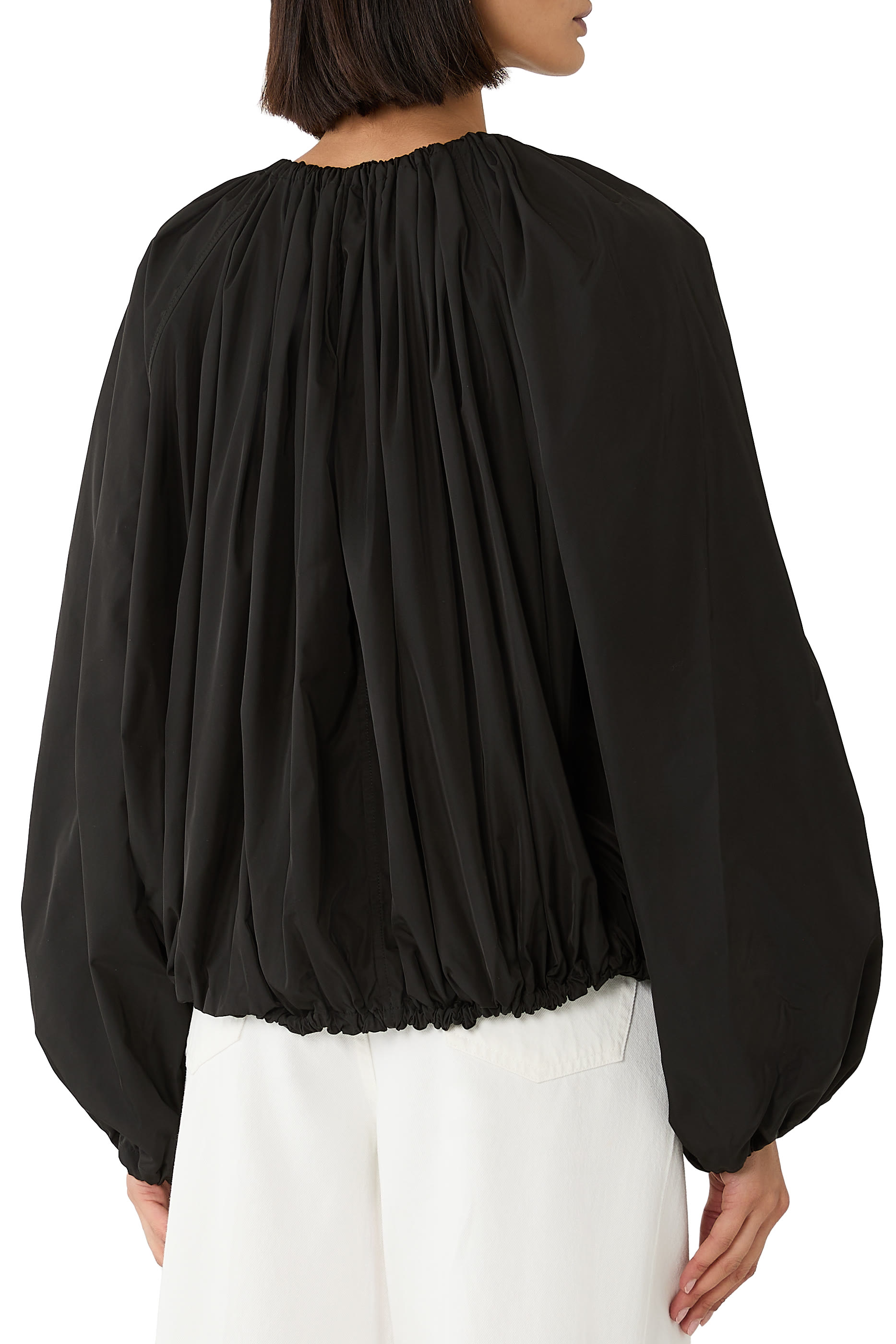 Gathered Parachute Jacket 
