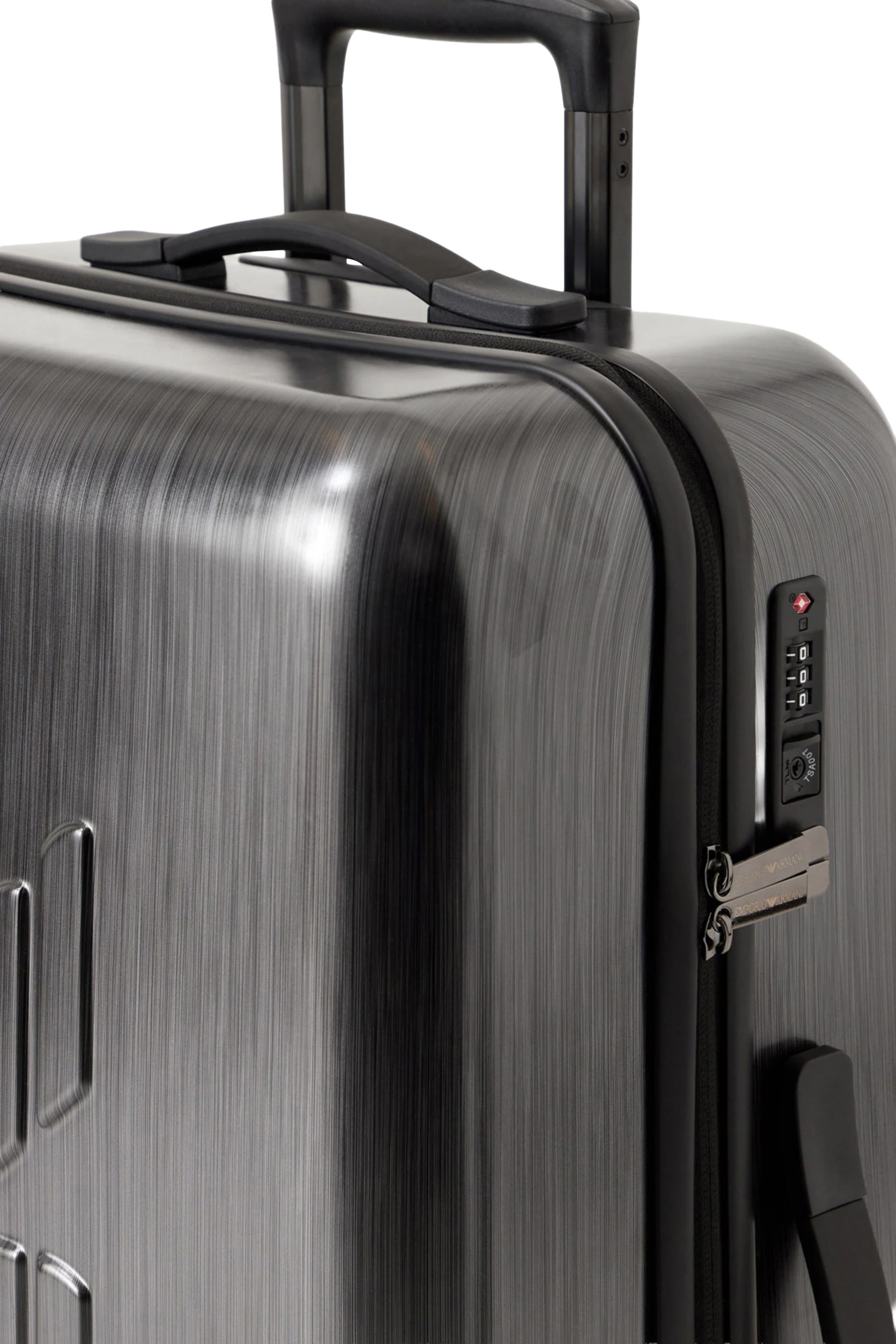 Oversized Embossed Eagle Trolley Suitcase