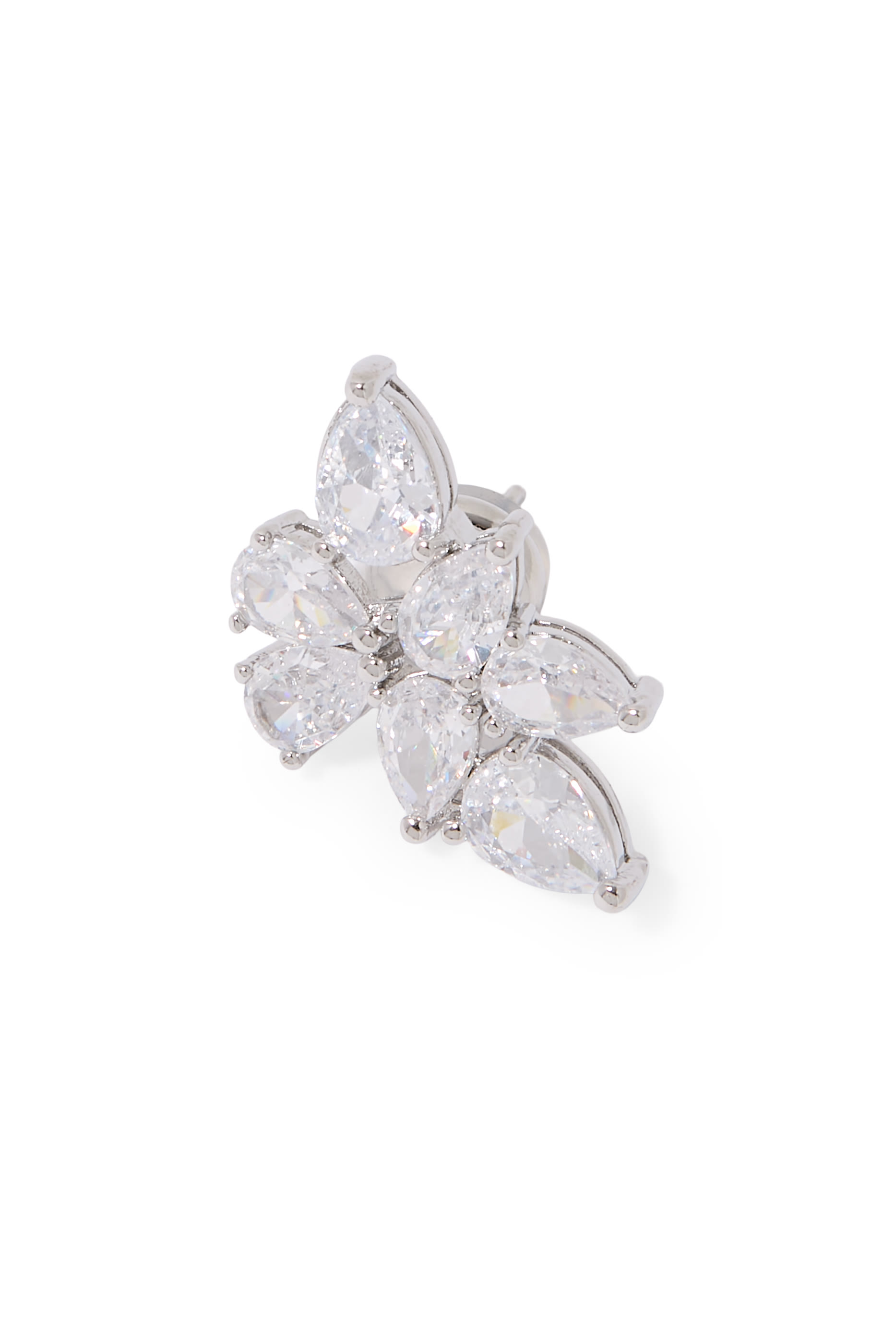  Nina Studs,  Sterling Silver & Cubic Zirconia