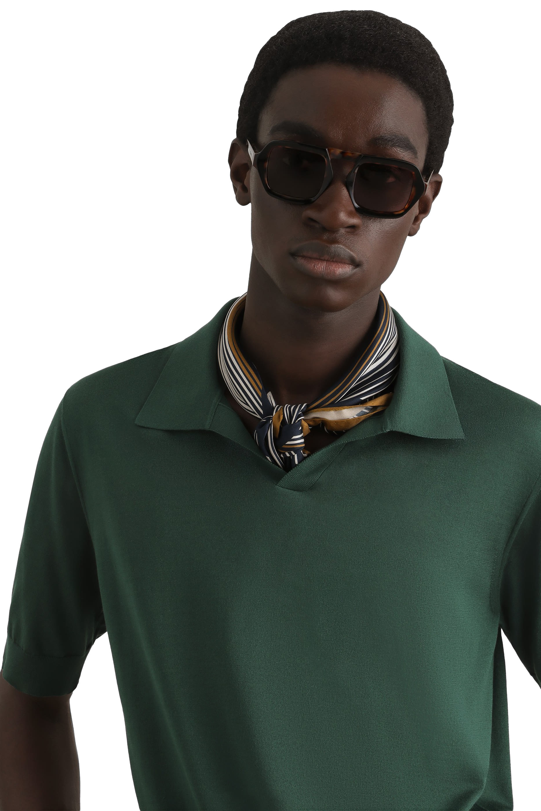 Knit Polo Shirt