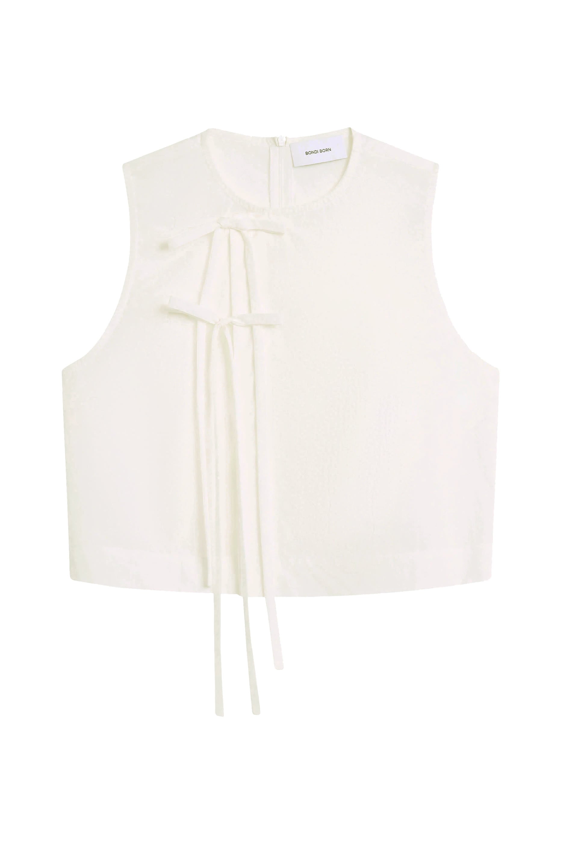  Kyoto Tie-Front Top
