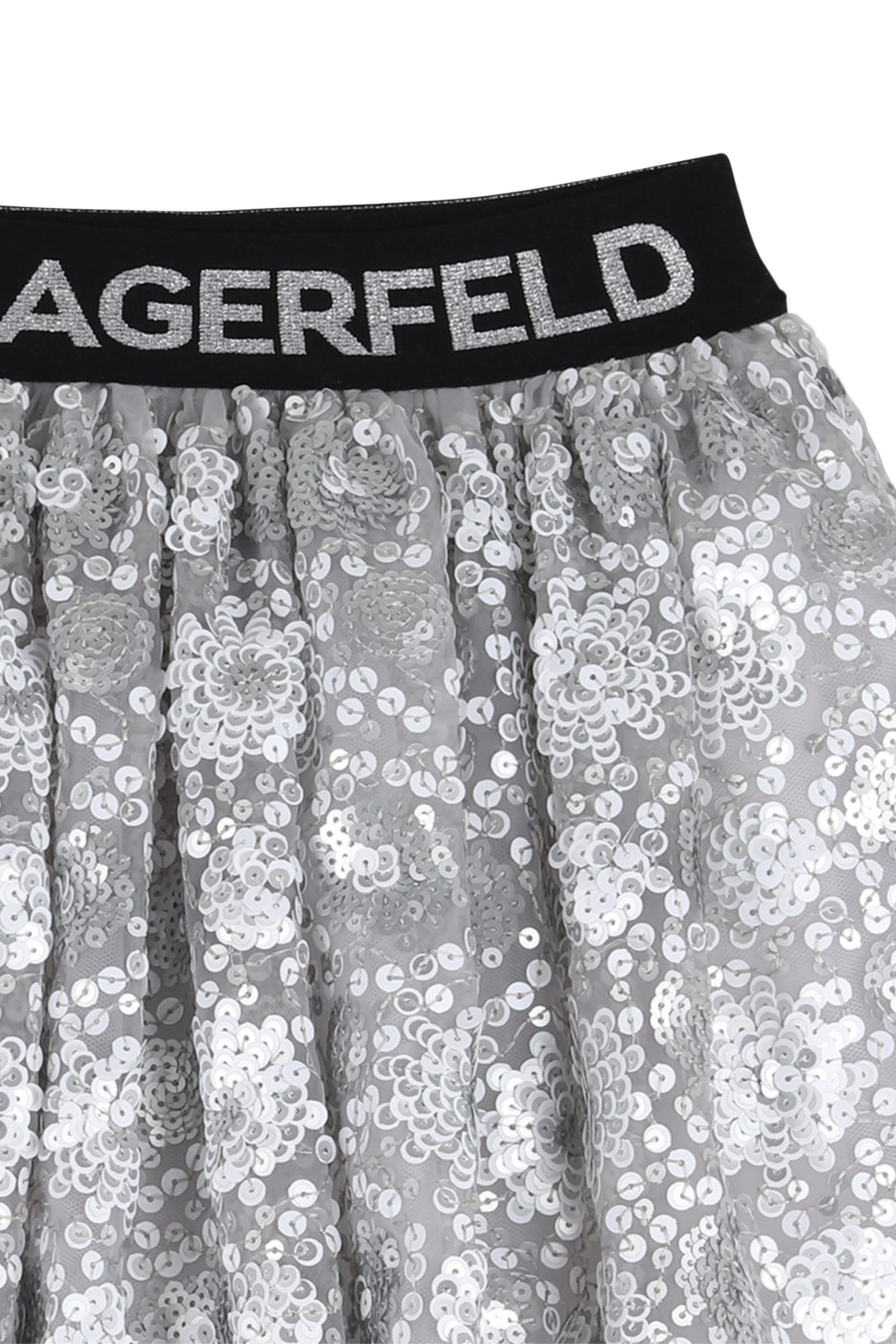 Kids Sequin Mesh Skirt 