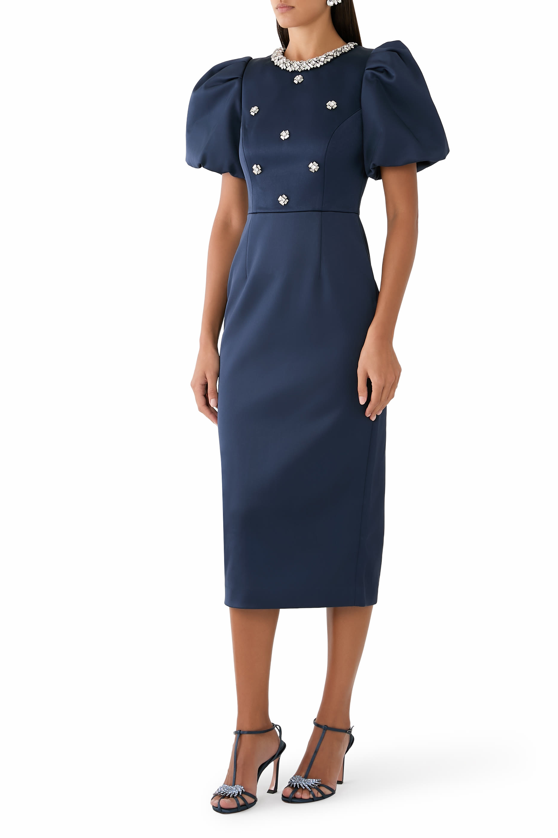 Ayla Short Sleeve Midi Dress