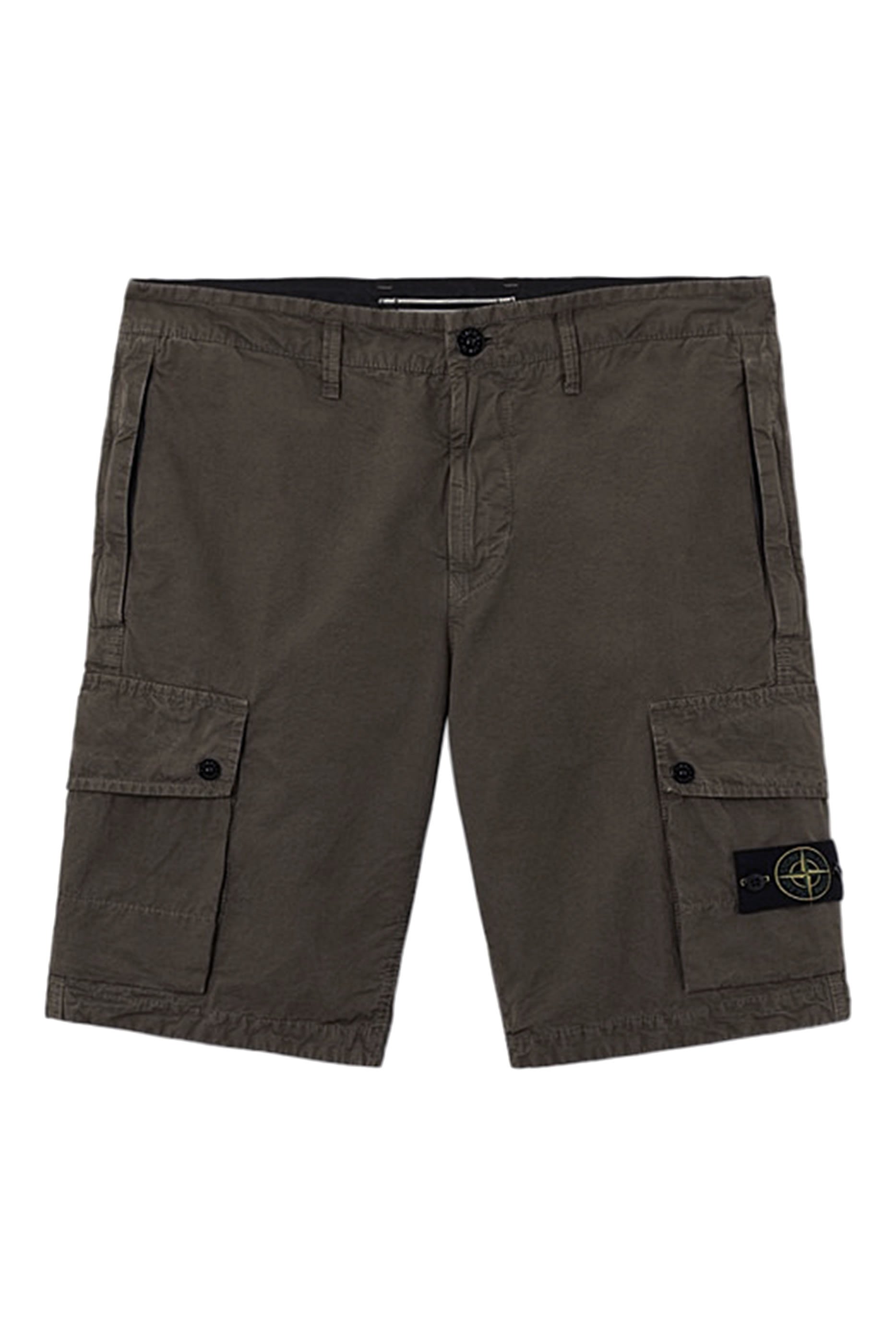 Old Effect Zip-Pocket Cargo Shorts