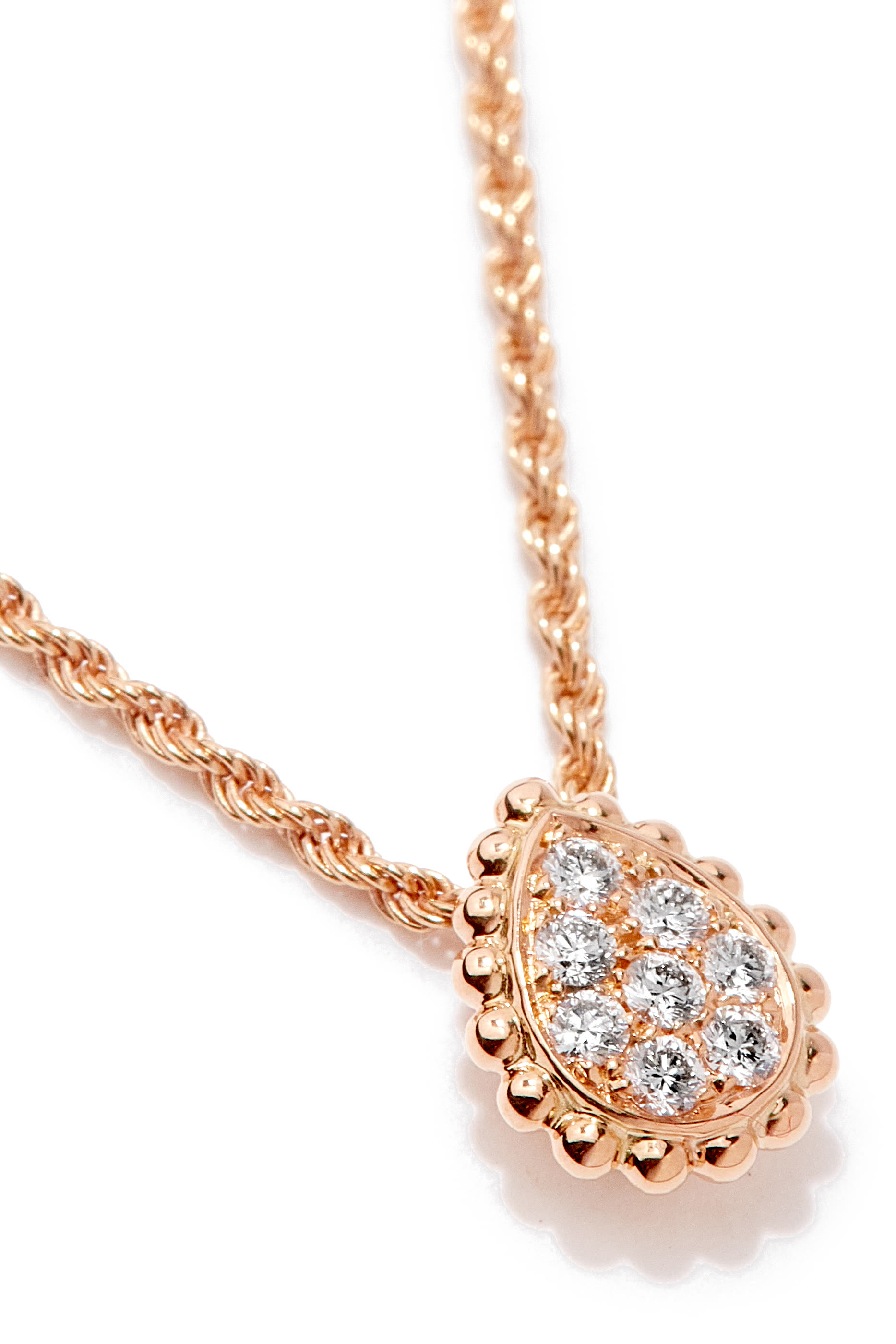 Serpent Boh&egrave;me XS Motif Pendant, 18k Pink Gold & Diamonds