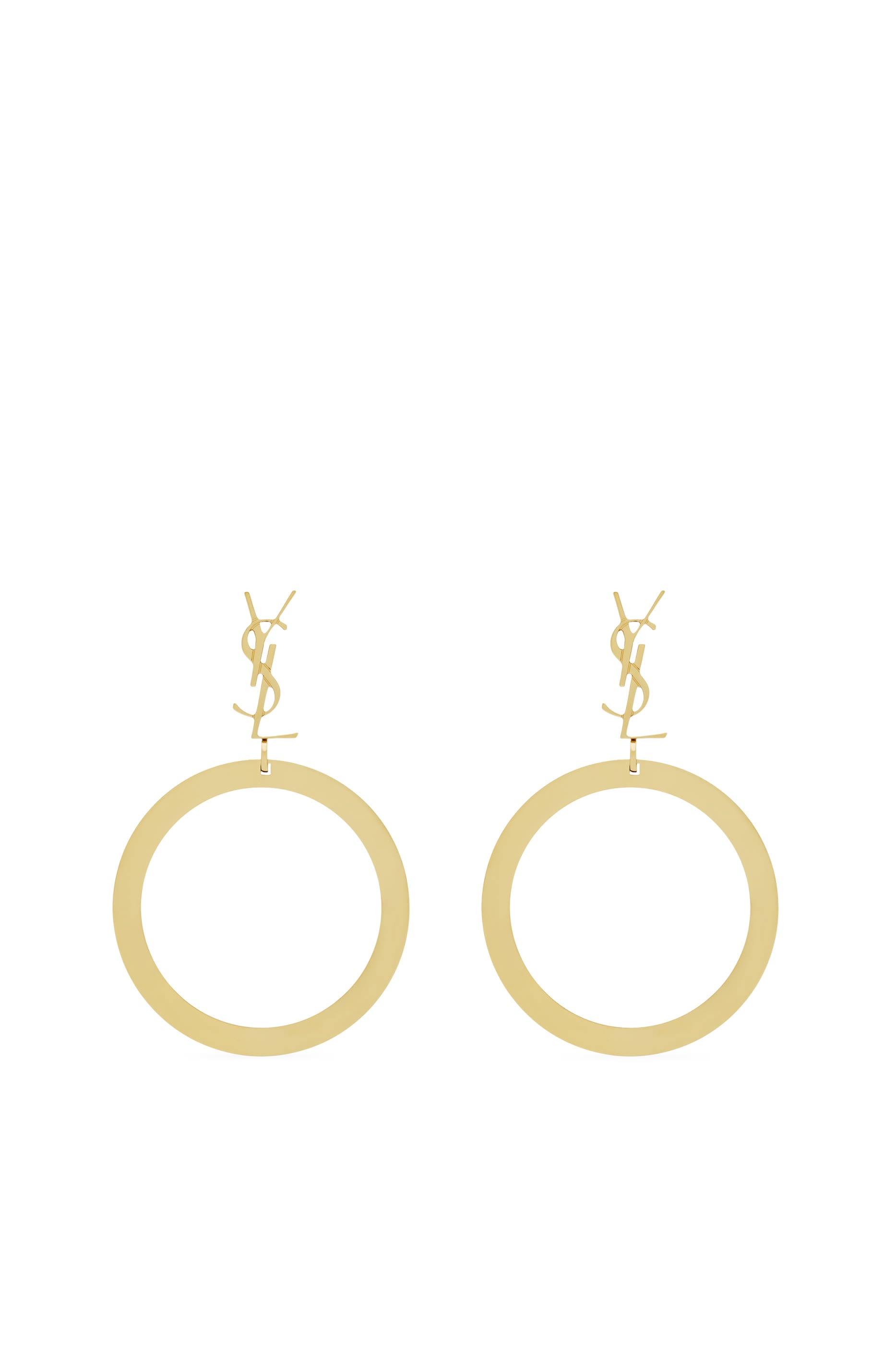 Cassandre Pendant Hoop Earrings