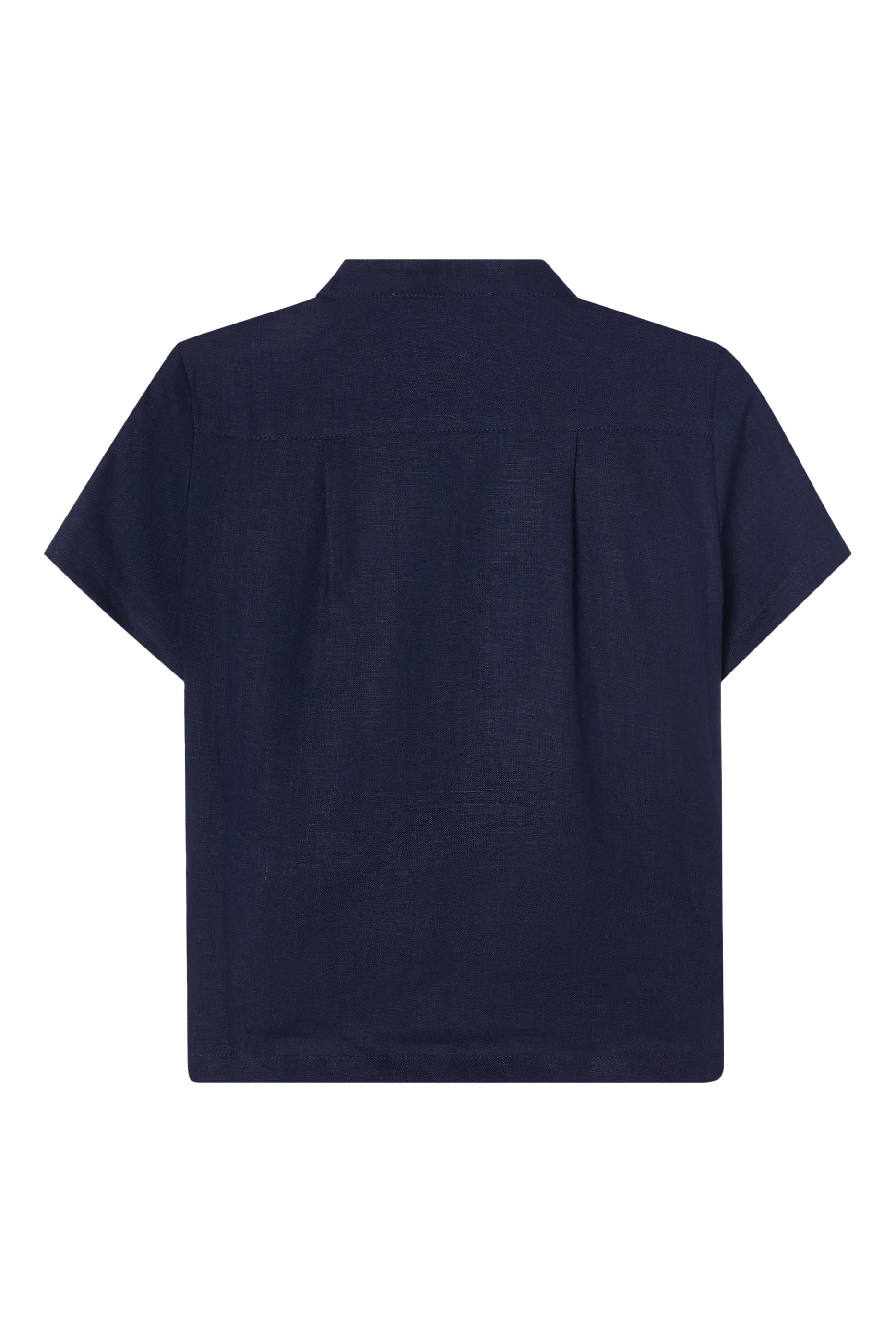Kids Button-Up Linen Shirt